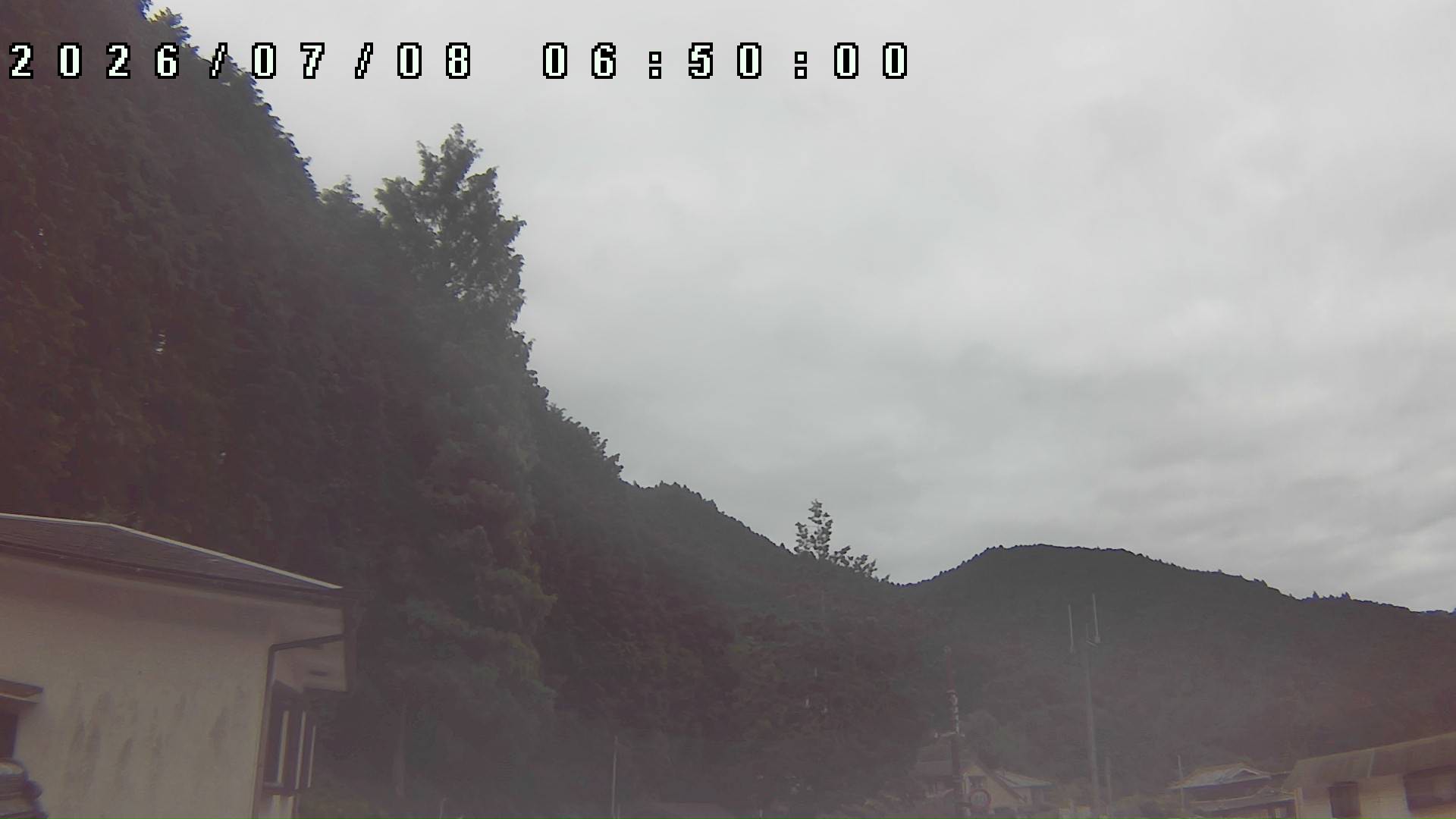 2026年7月8日 06:50ごろの金剛山登山口周辺の空
