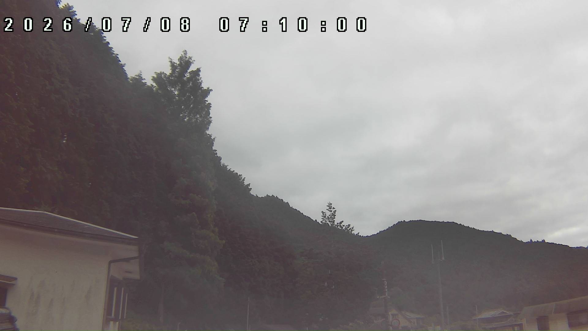 2026年7月8日 07:10ごろの金剛山登山口周辺の空