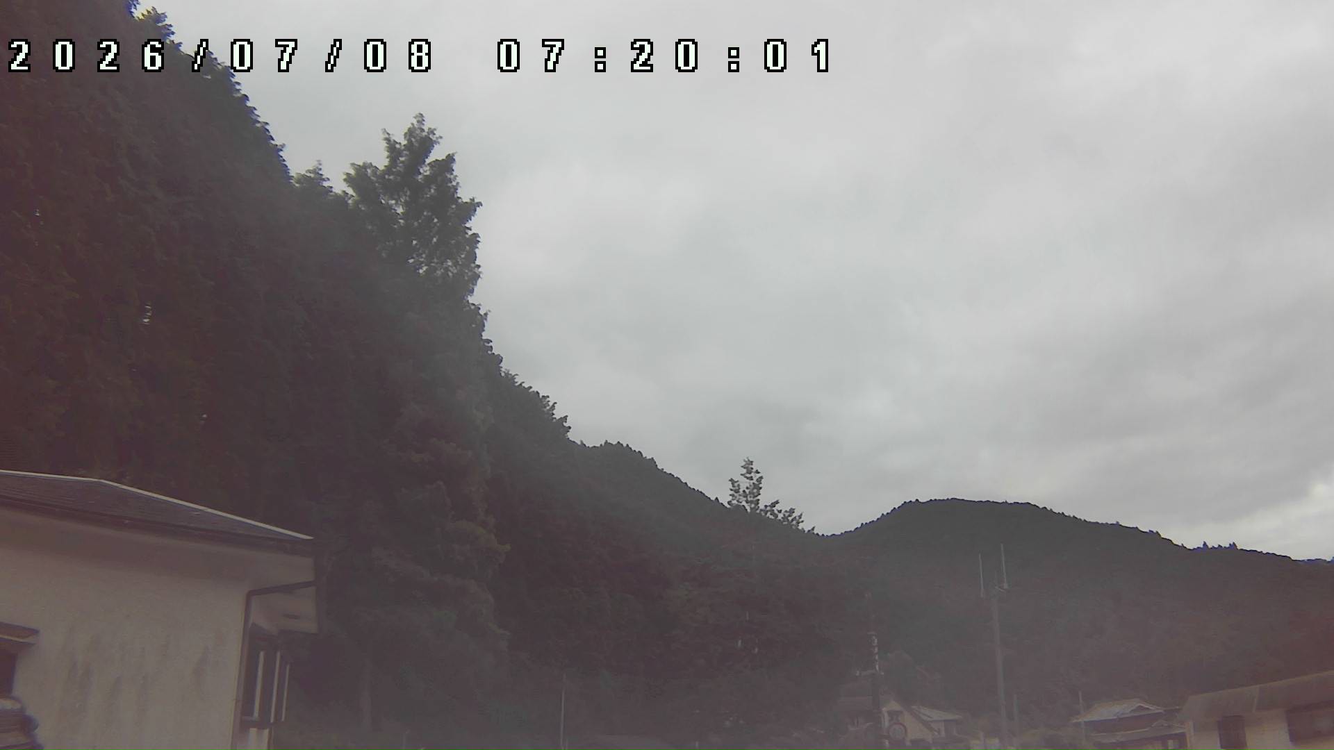 2026年7月8日 07:20ごろの金剛山登山口周辺の空