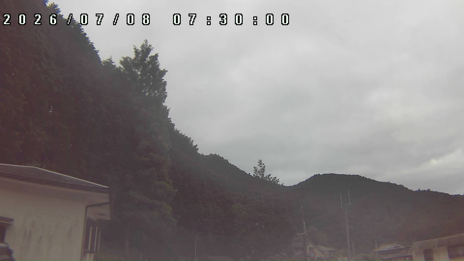 2026年7月8日 07:30ごろの金剛山登山口周辺の空
