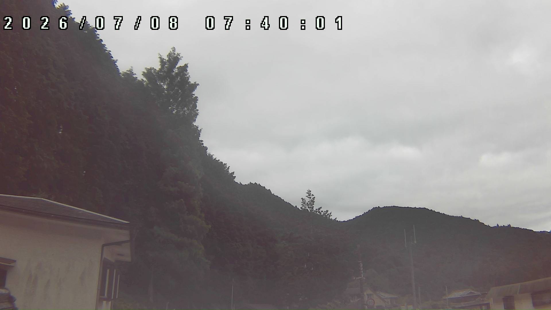 2026年7月8日 07:40ごろの金剛山登山口周辺の空