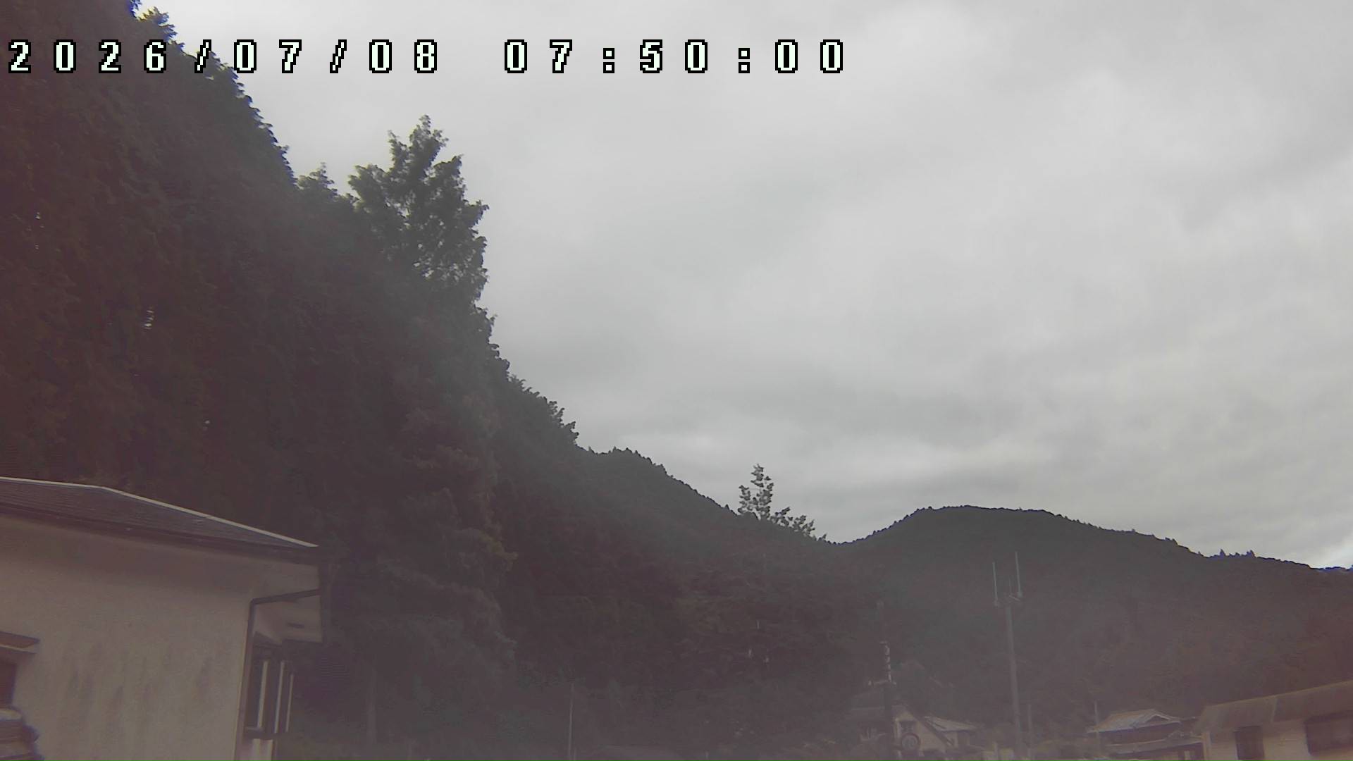 2026年7月8日 07:50ごろの金剛山登山口周辺の空