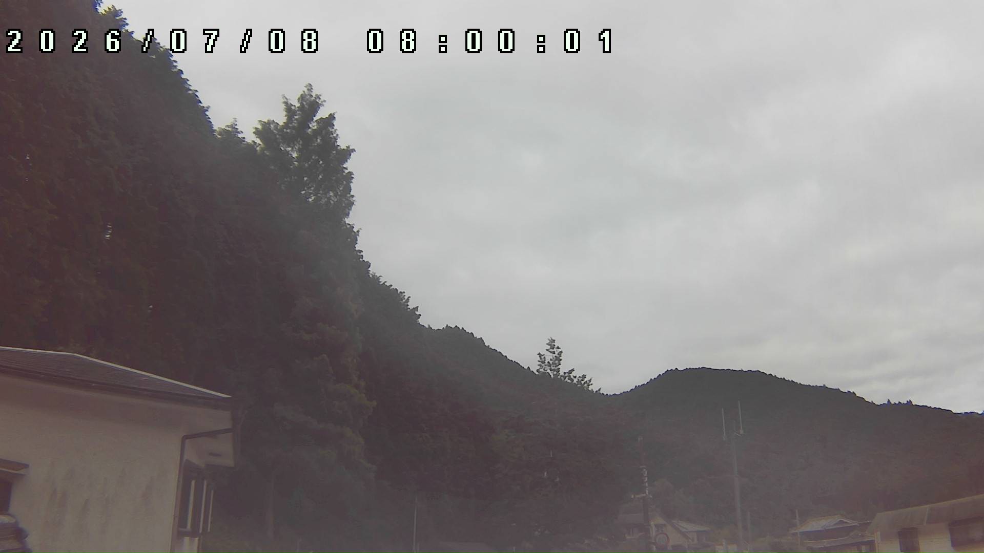 2026年7月8日 08:00ごろの金剛山登山口周辺の空