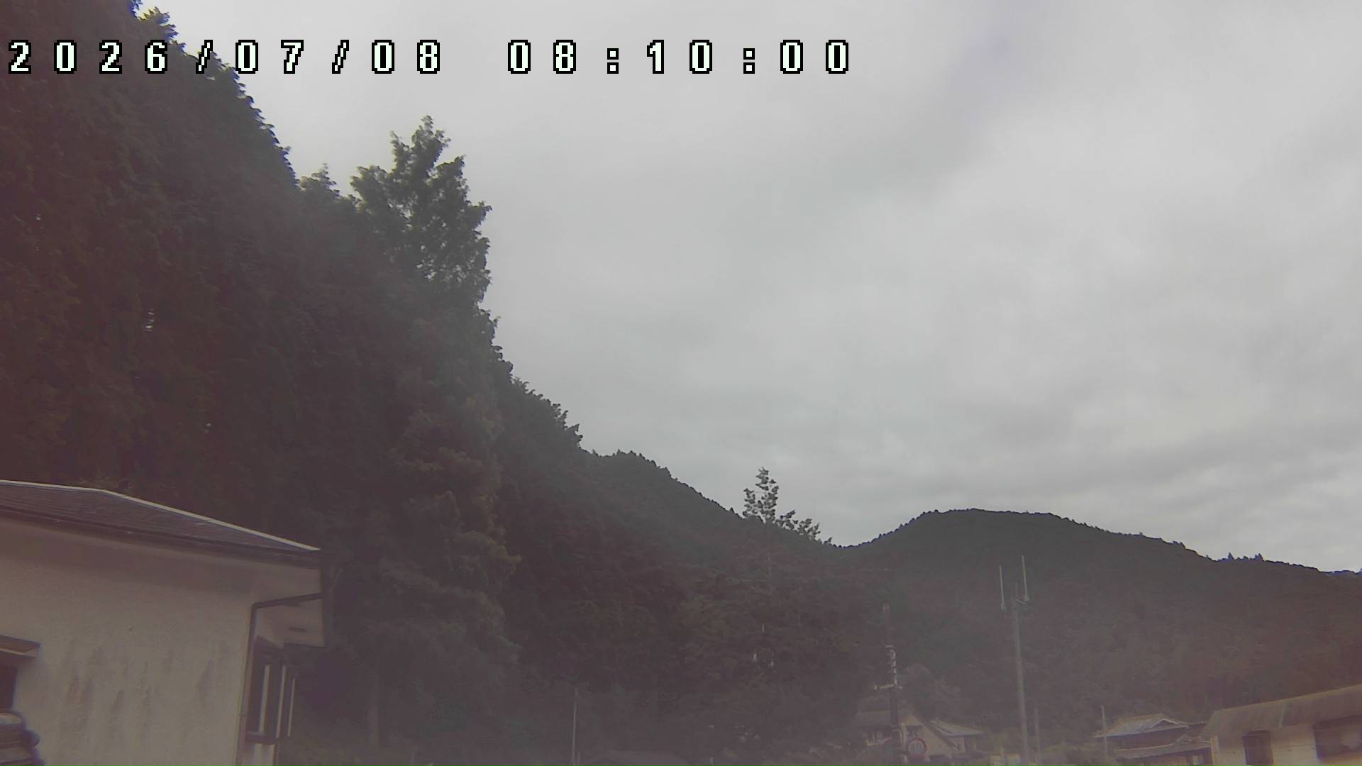 2026年7月8日 08:10ごろの金剛山登山口周辺の空