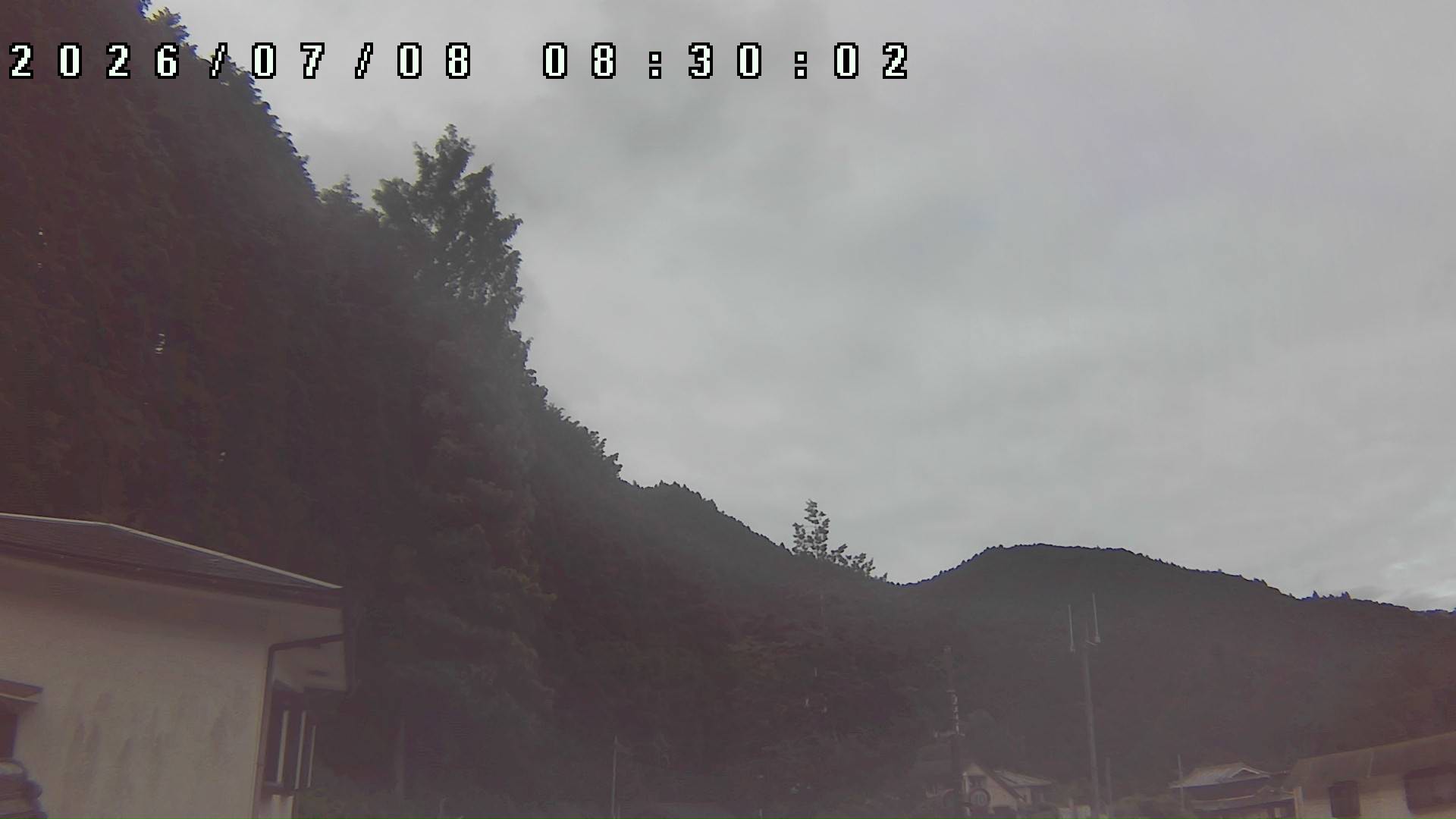 2026年7月8日 08:30ごろの金剛山登山口周辺の空