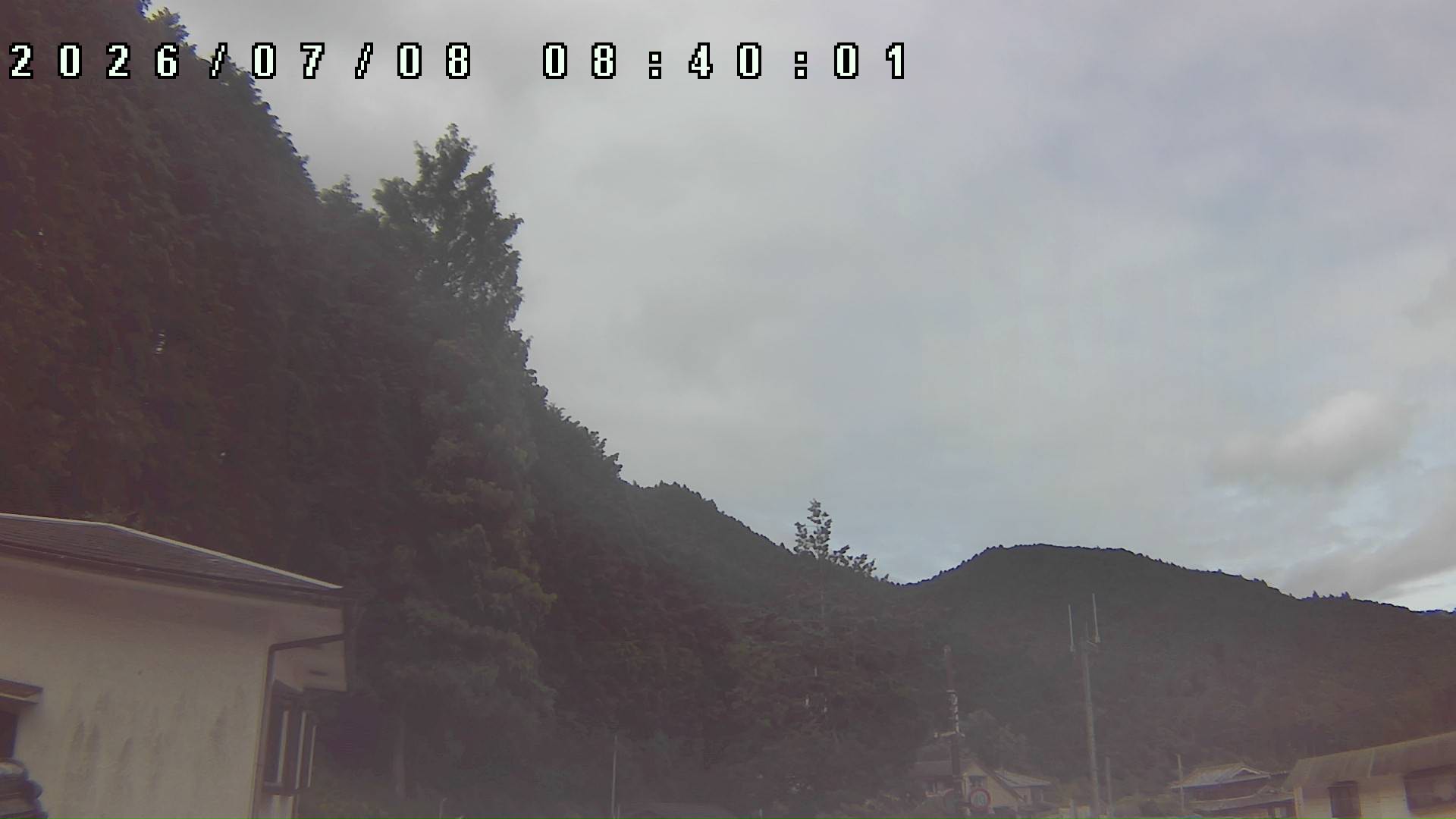 2026年7月8日 08:40ごろの金剛山登山口周辺の空