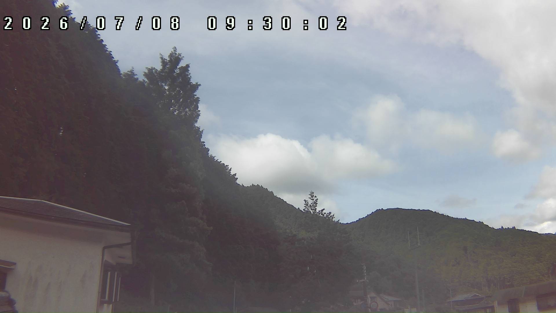 2026年7月8日 09:30ごろの金剛山登山口周辺の空