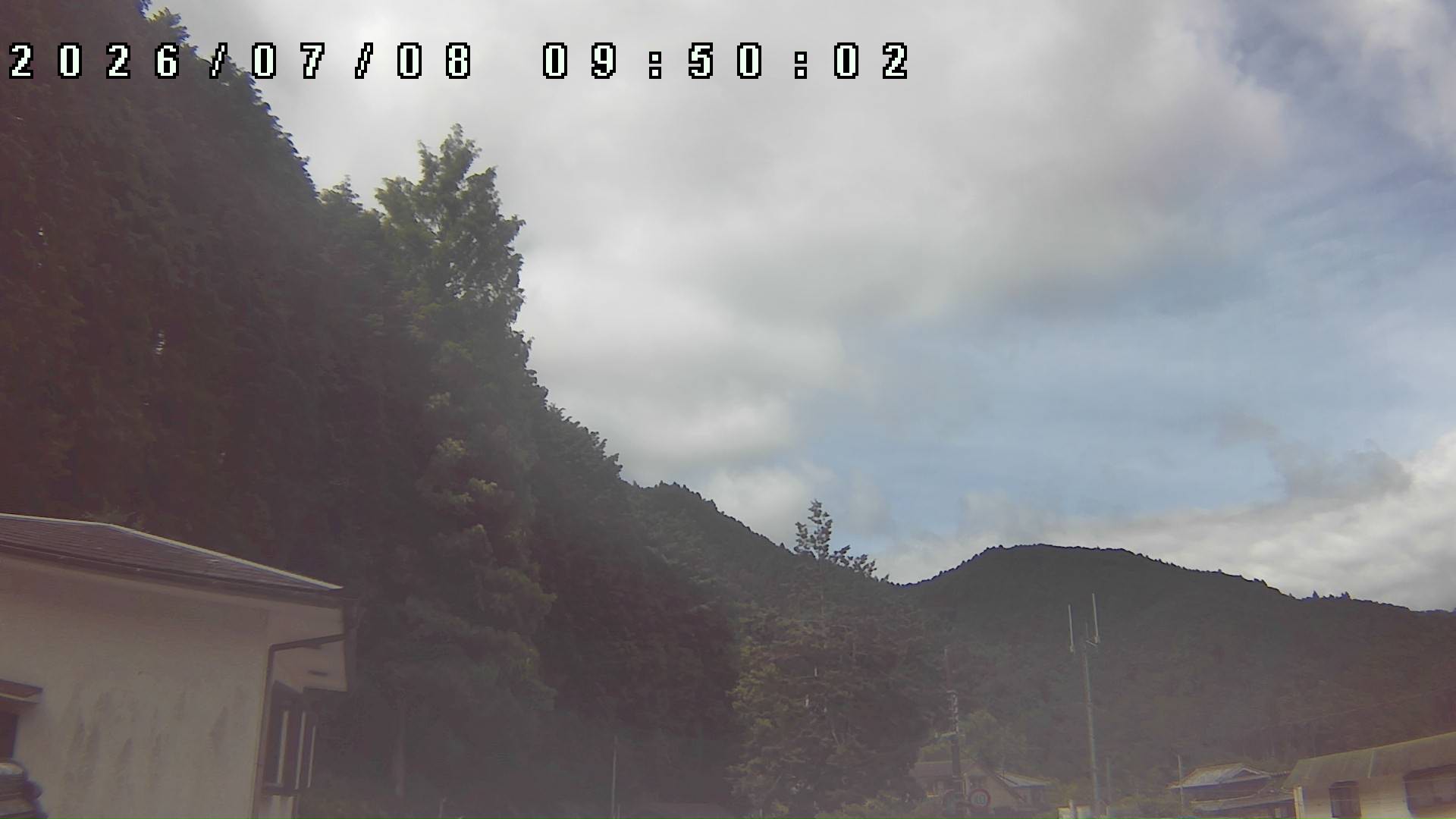 2026年7月8日 09:50ごろの金剛山登山口周辺の空