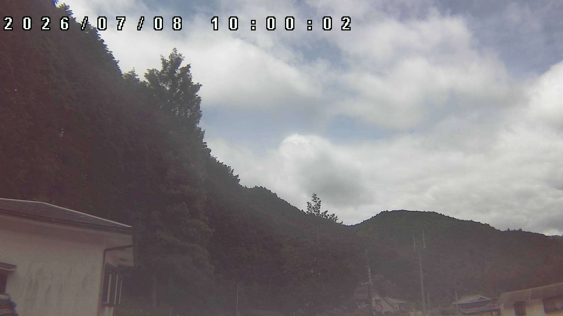 2026年7月8日 10:00ごろの金剛山登山口周辺の空