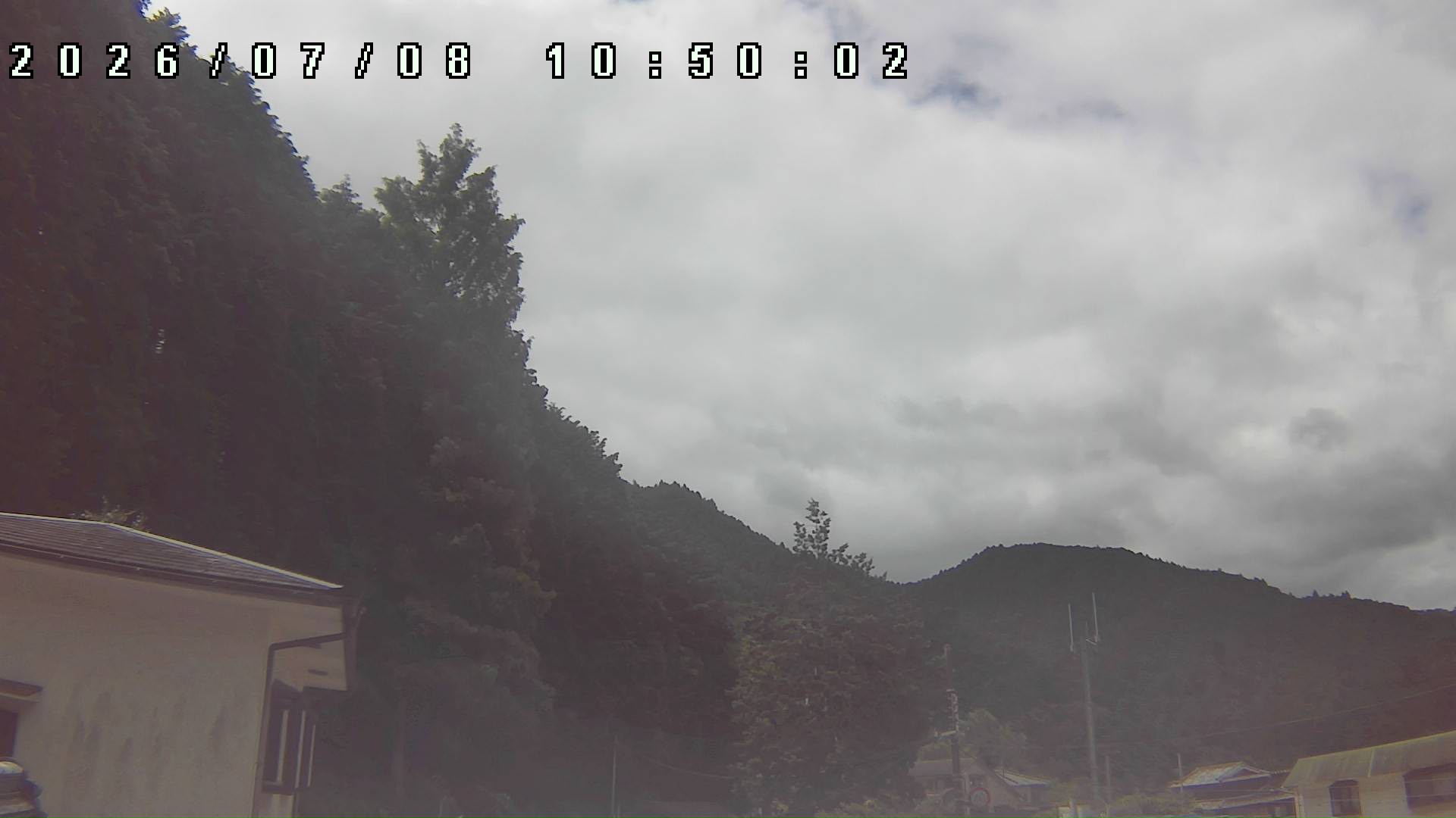 2026年7月8日 10:50ごろの金剛山登山口周辺の空