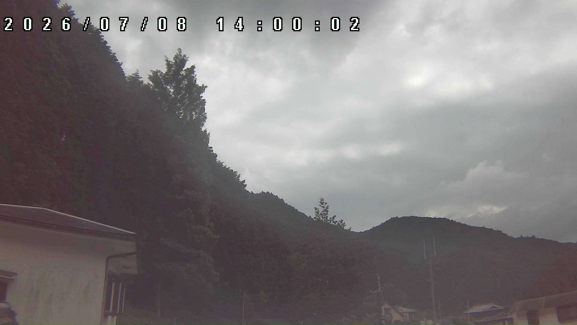 2026年7月8日 14:00ごろの金剛山登山口周辺の空