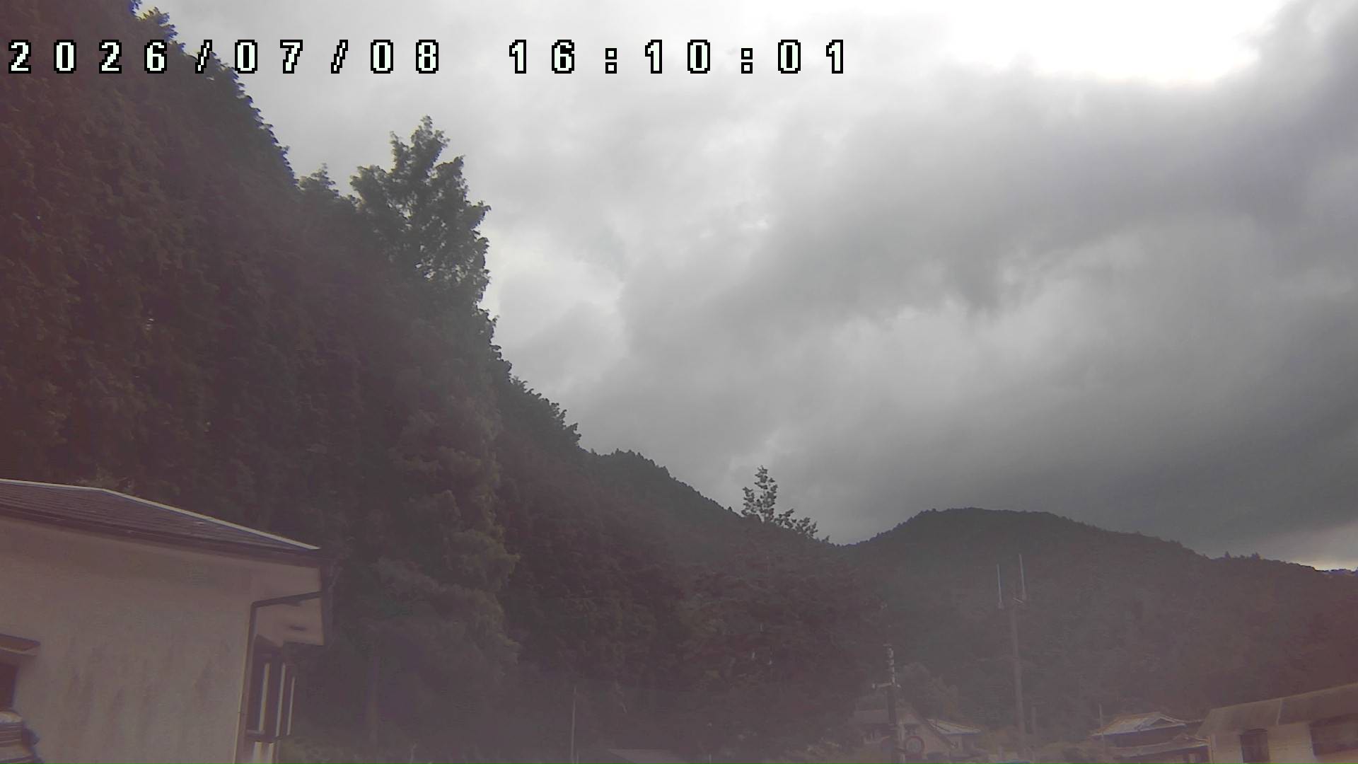 2026年7月8日 16:10ごろの金剛山登山口周辺の空