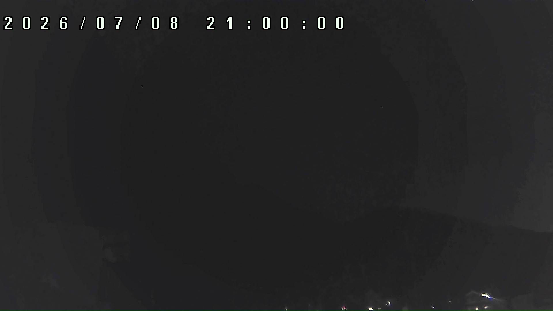 2026年7月8日 21:00ごろの金剛山登山口周辺の空