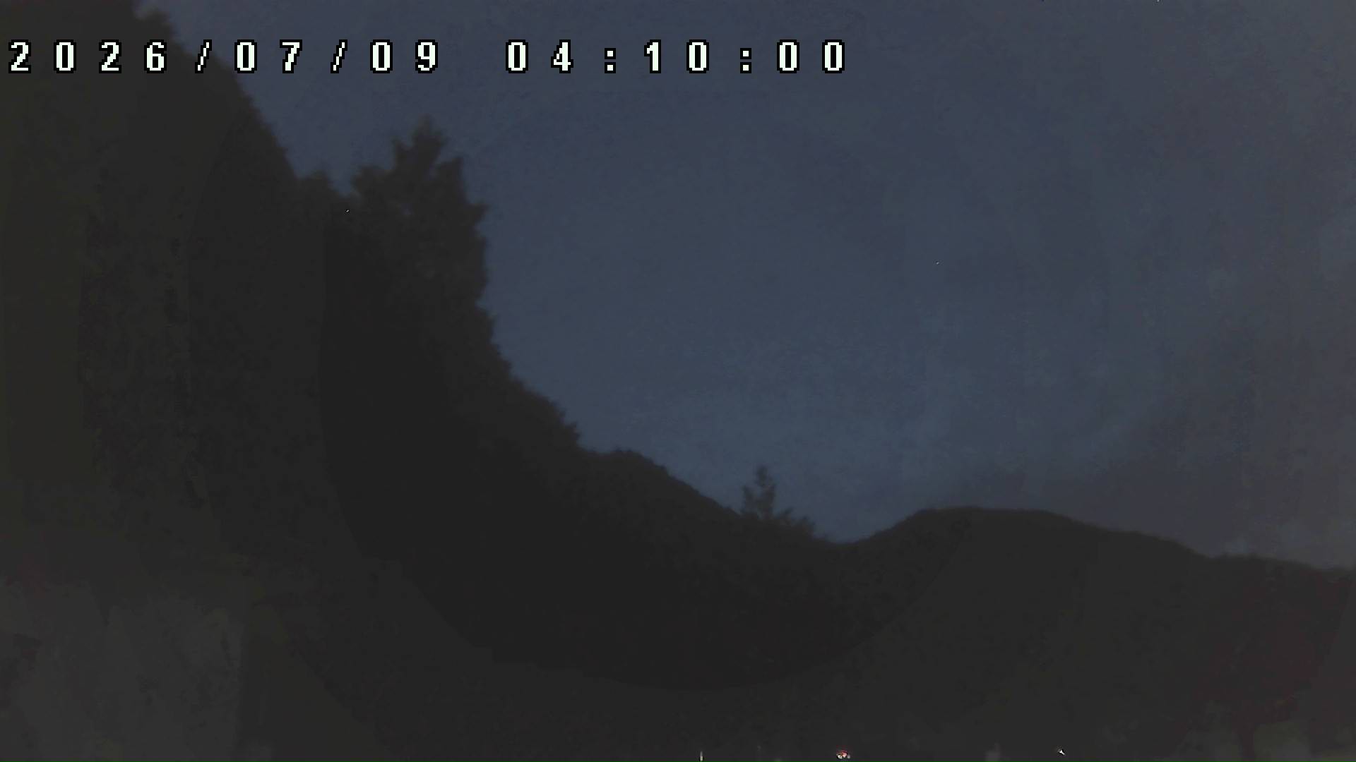 2026年7月9日 04:10ごろの金剛山登山口周辺の空