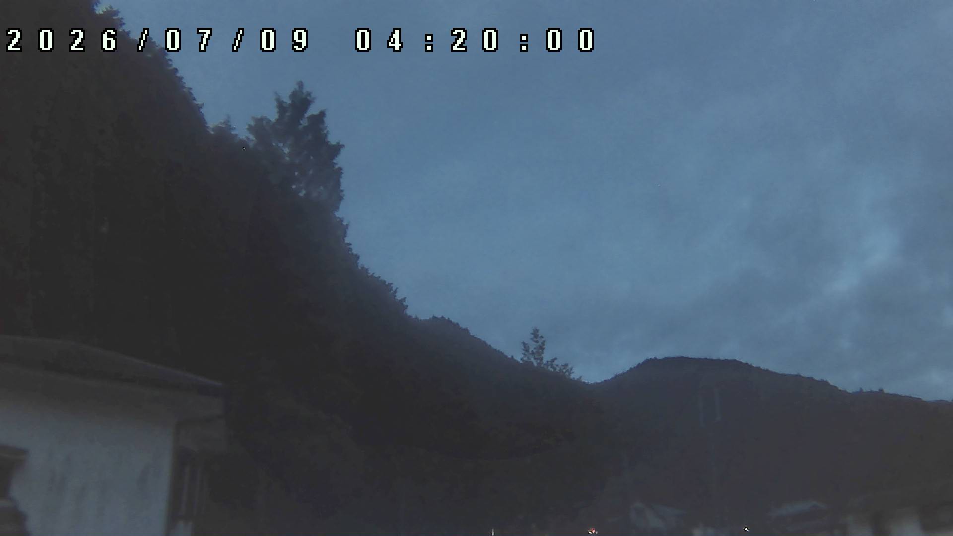 2026年7月9日 04:20ごろの金剛山登山口周辺の空