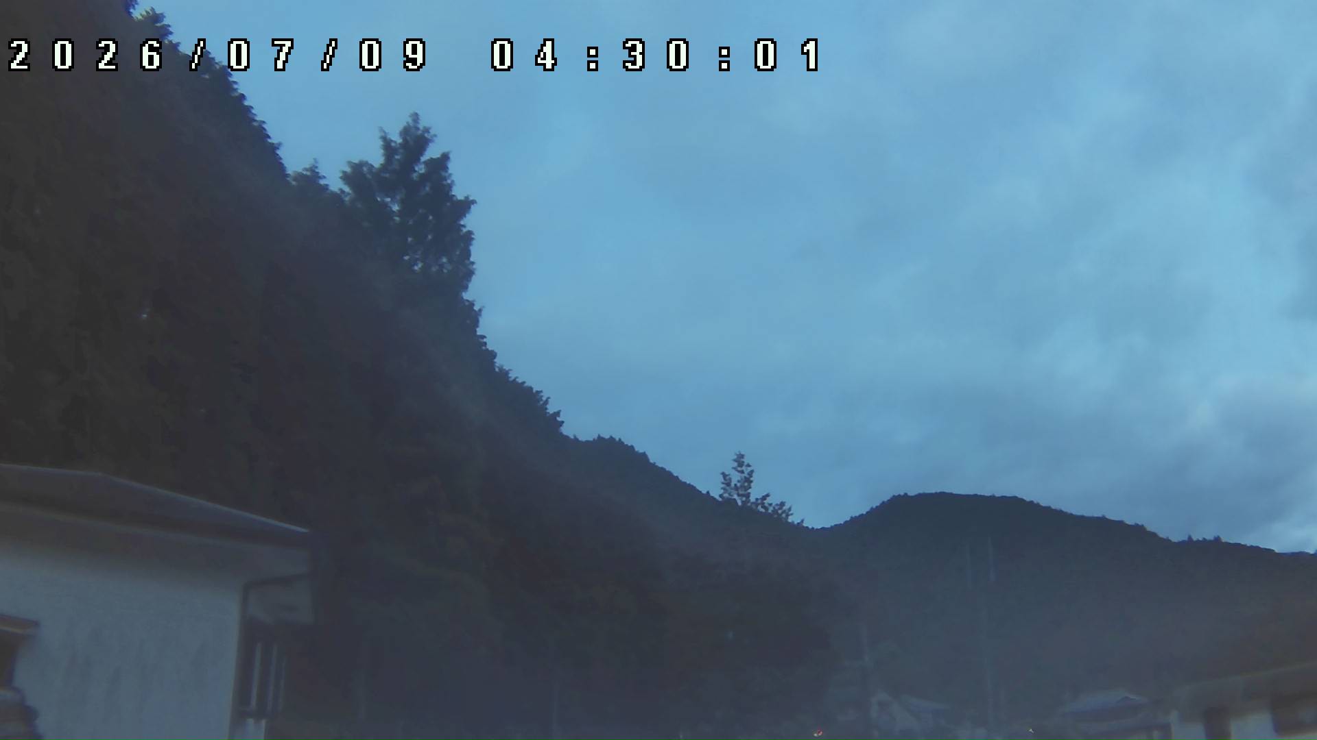 2026年7月9日 04:30ごろの金剛山登山口周辺の空