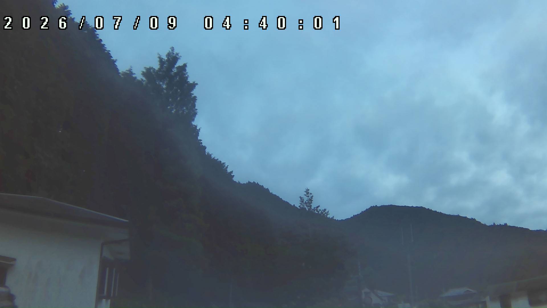 2026年7月9日 04:40ごろの金剛山登山口周辺の空