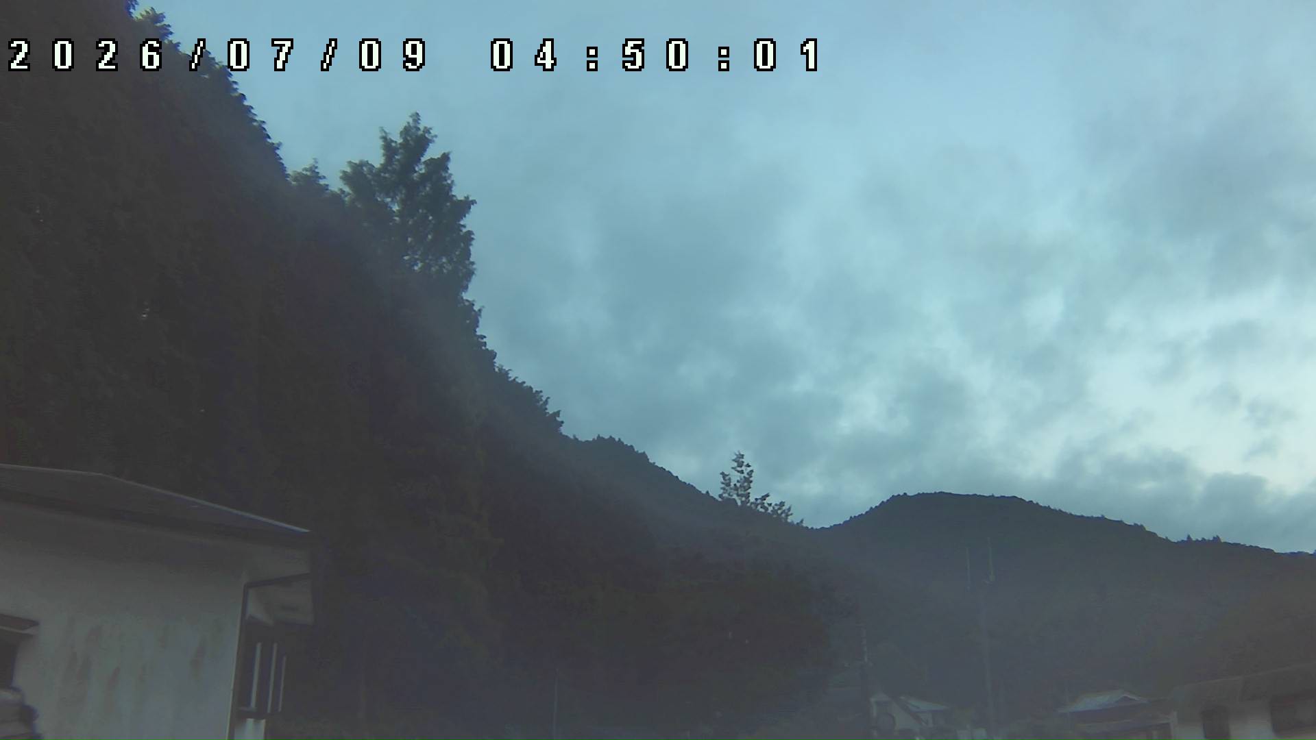 2026年7月9日 04:50ごろの金剛山登山口周辺の空