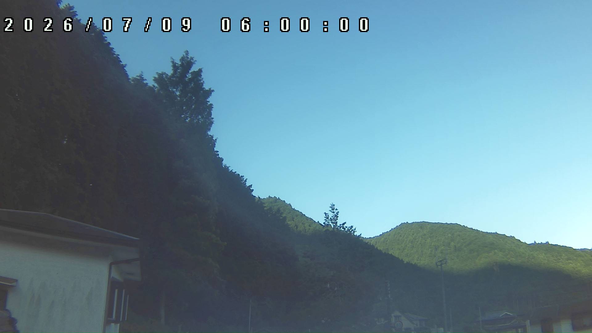 2026年7月9日 06:00ごろの金剛山登山口周辺の空