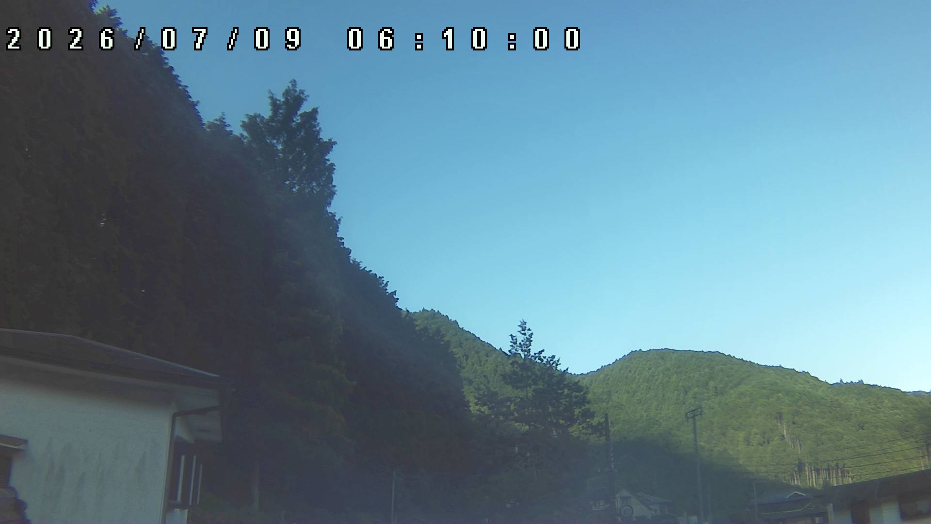 2026年7月9日 06:10ごろの金剛山登山口周辺の空