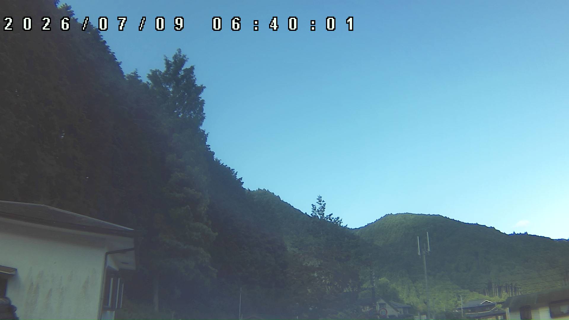 2026年7月9日 06:40ごろの金剛山登山口周辺の空