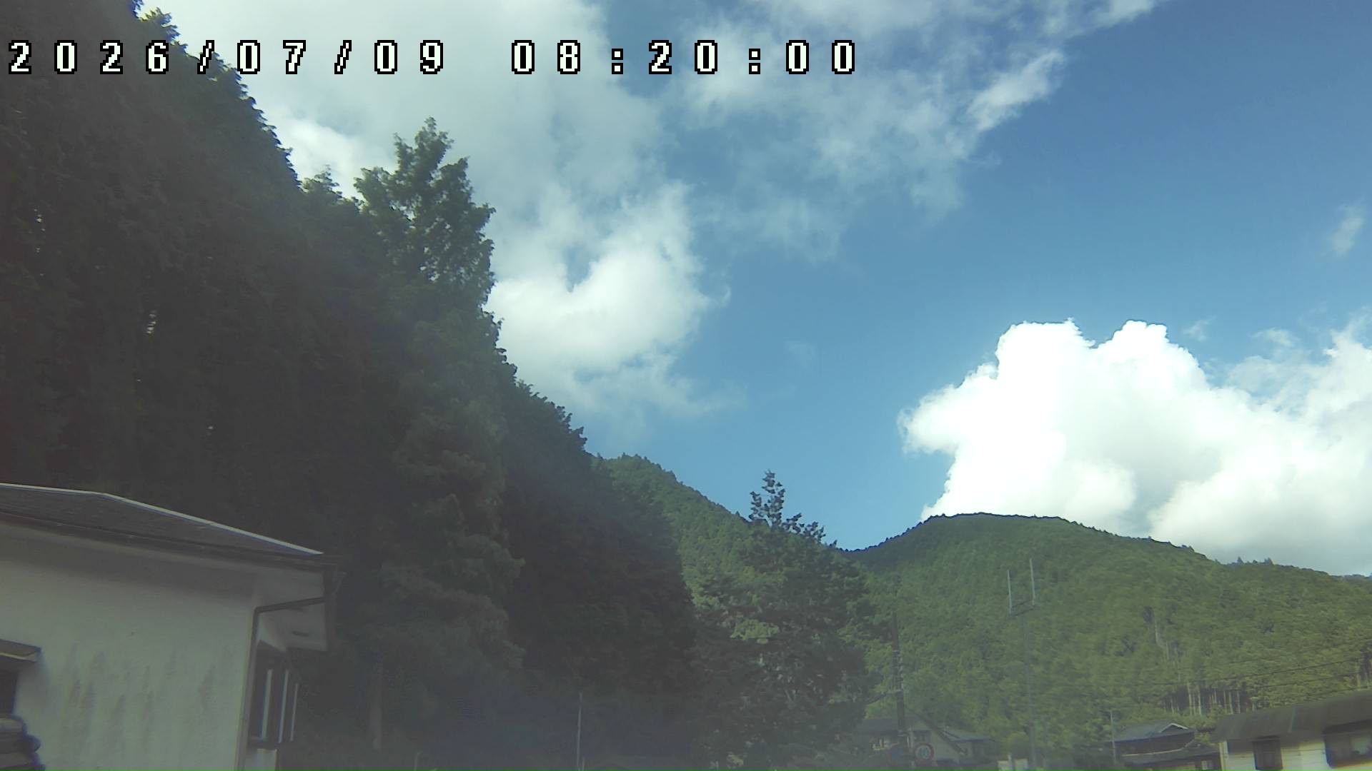 2026年7月9日 08:20ごろの金剛山登山口周辺の空