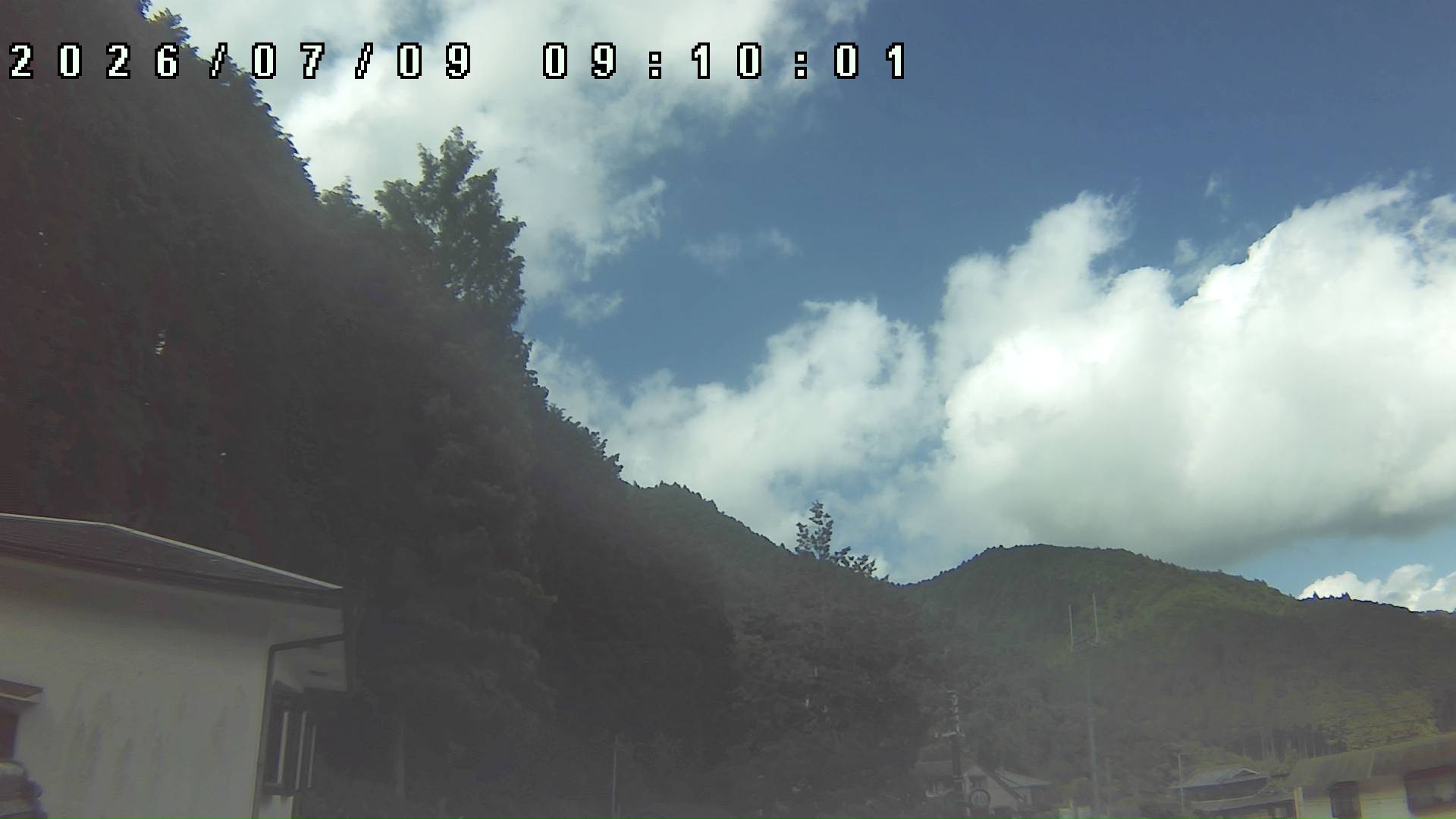 2026年7月9日 09:10ごろの金剛山登山口周辺の空