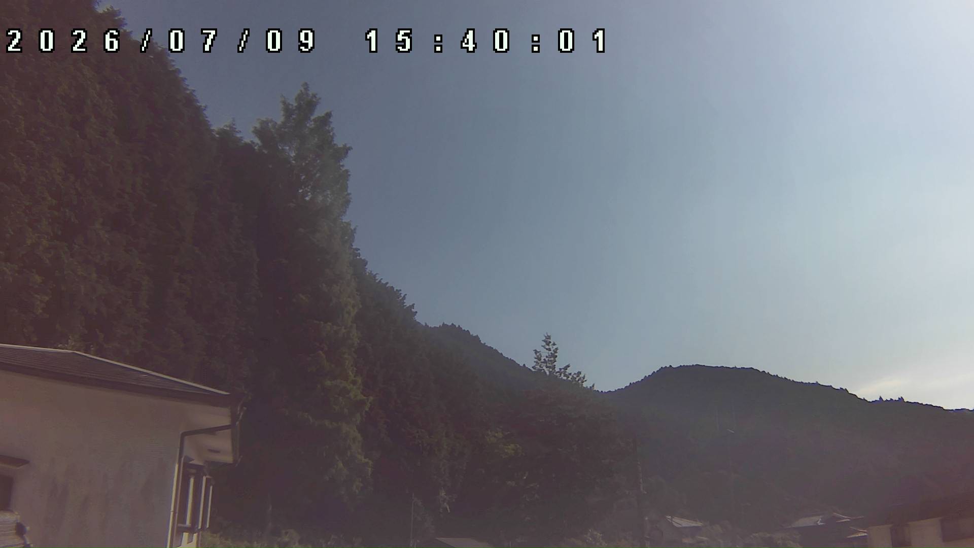 2026年7月9日 15:40ごろの金剛山登山口周辺の空