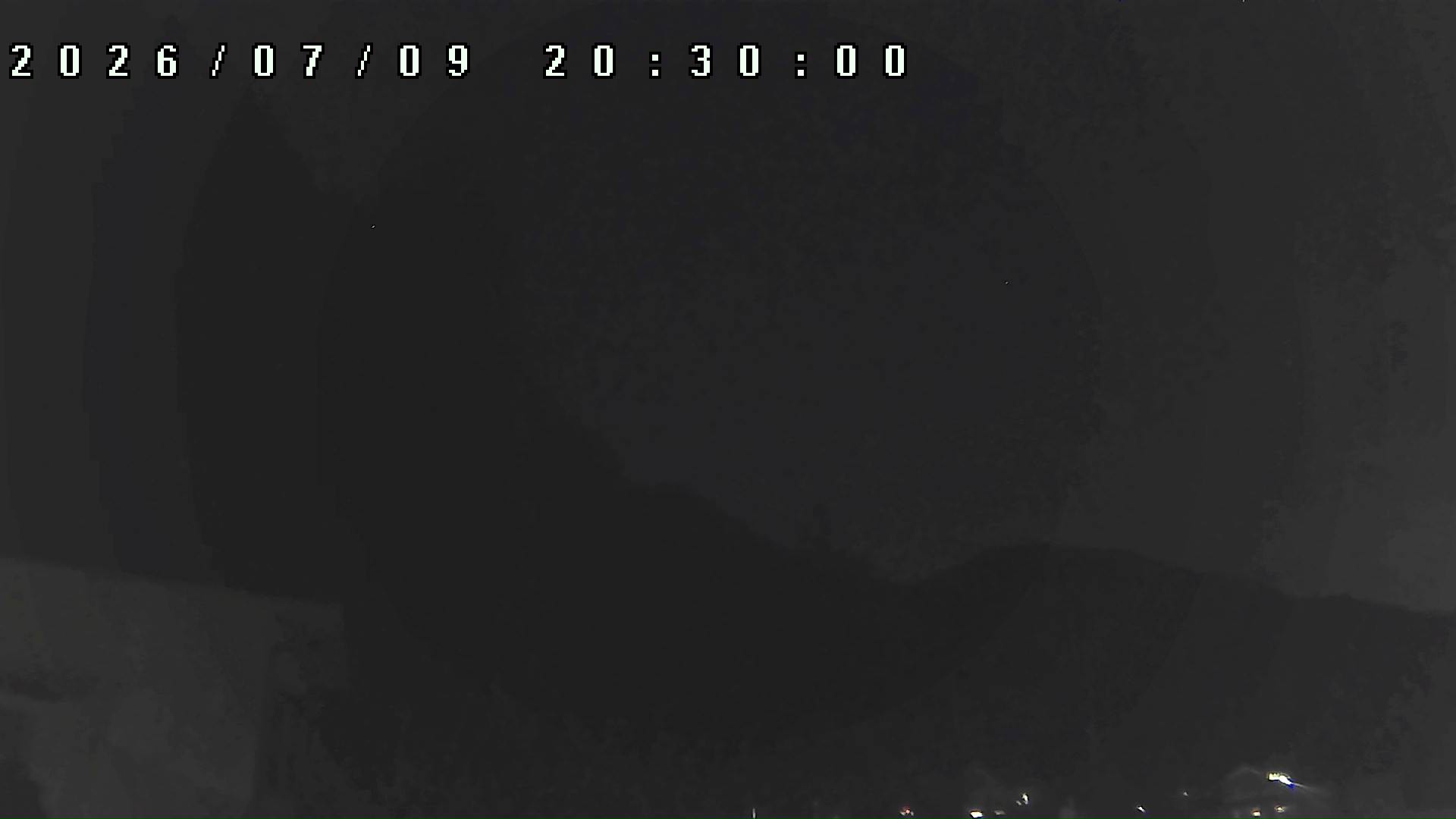 2026年7月9日 20:30ごろの金剛山登山口周辺の空
