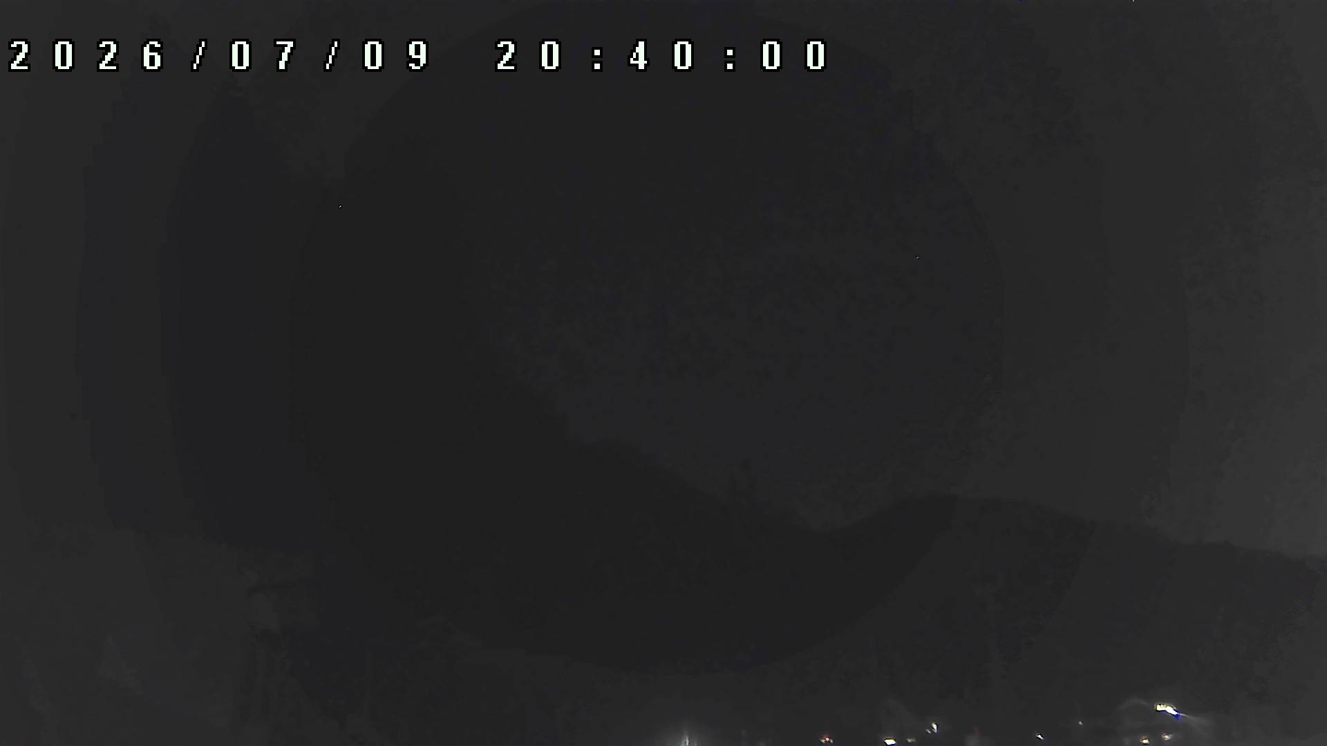 2026年7月9日 20:40ごろの金剛山登山口周辺の空