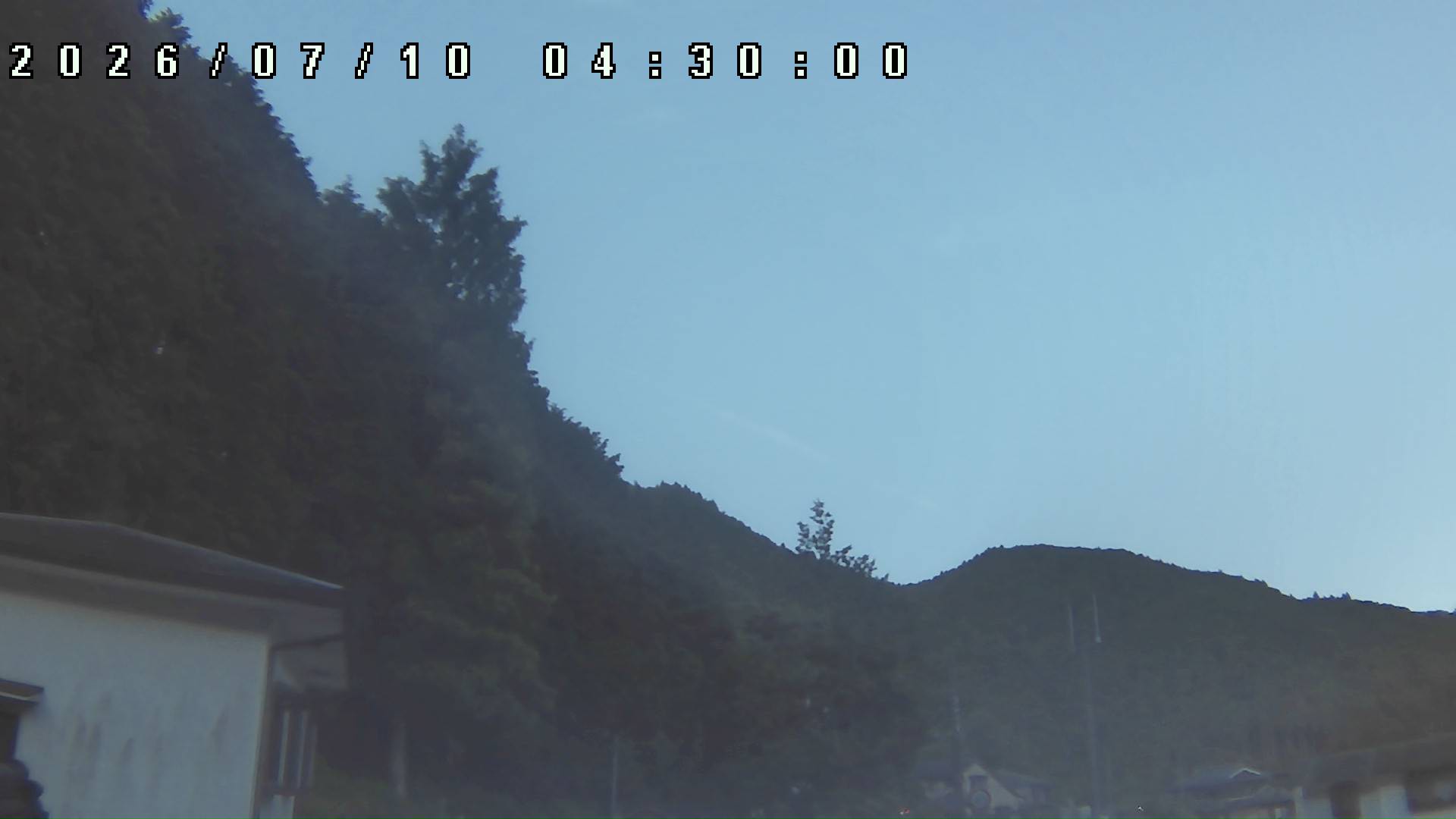 2026年7月10日 04:30ごろの金剛山登山口周辺の空