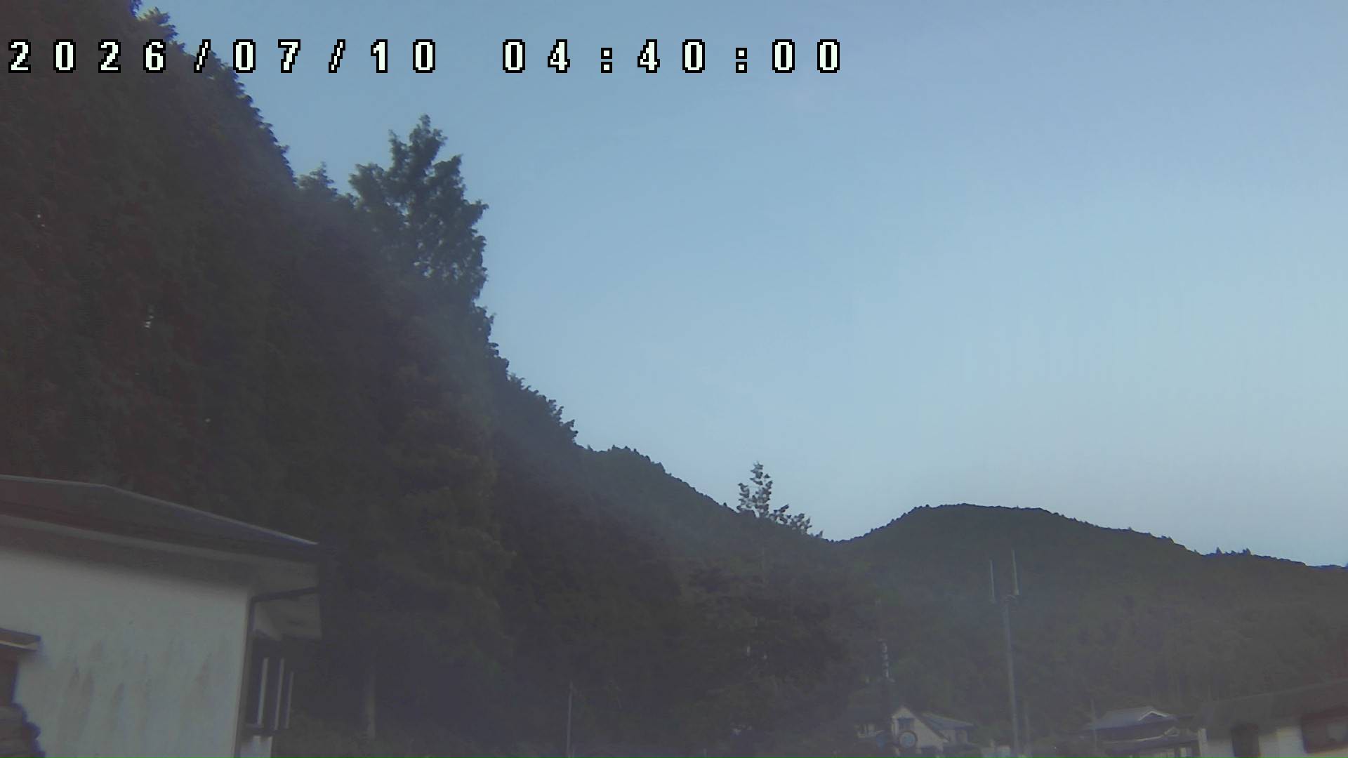2026年7月10日 04:40ごろの金剛山登山口周辺の空