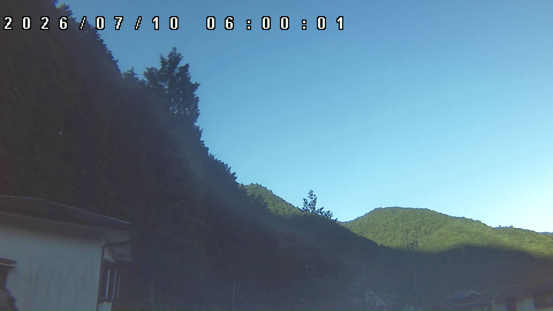 2026年7月10日 06:00ごろの金剛山登山口周辺の空