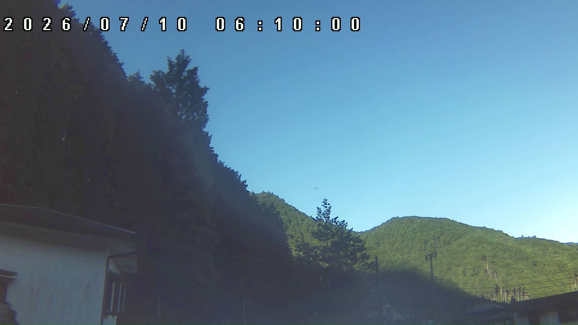 2026年7月10日 06:10ごろの金剛山登山口周辺の空