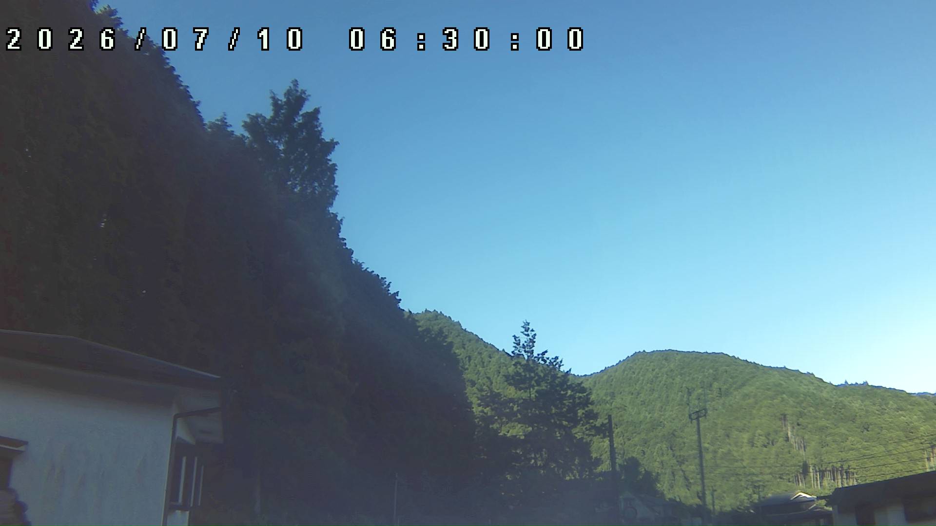 2026年7月10日 06:30ごろの金剛山登山口周辺の空