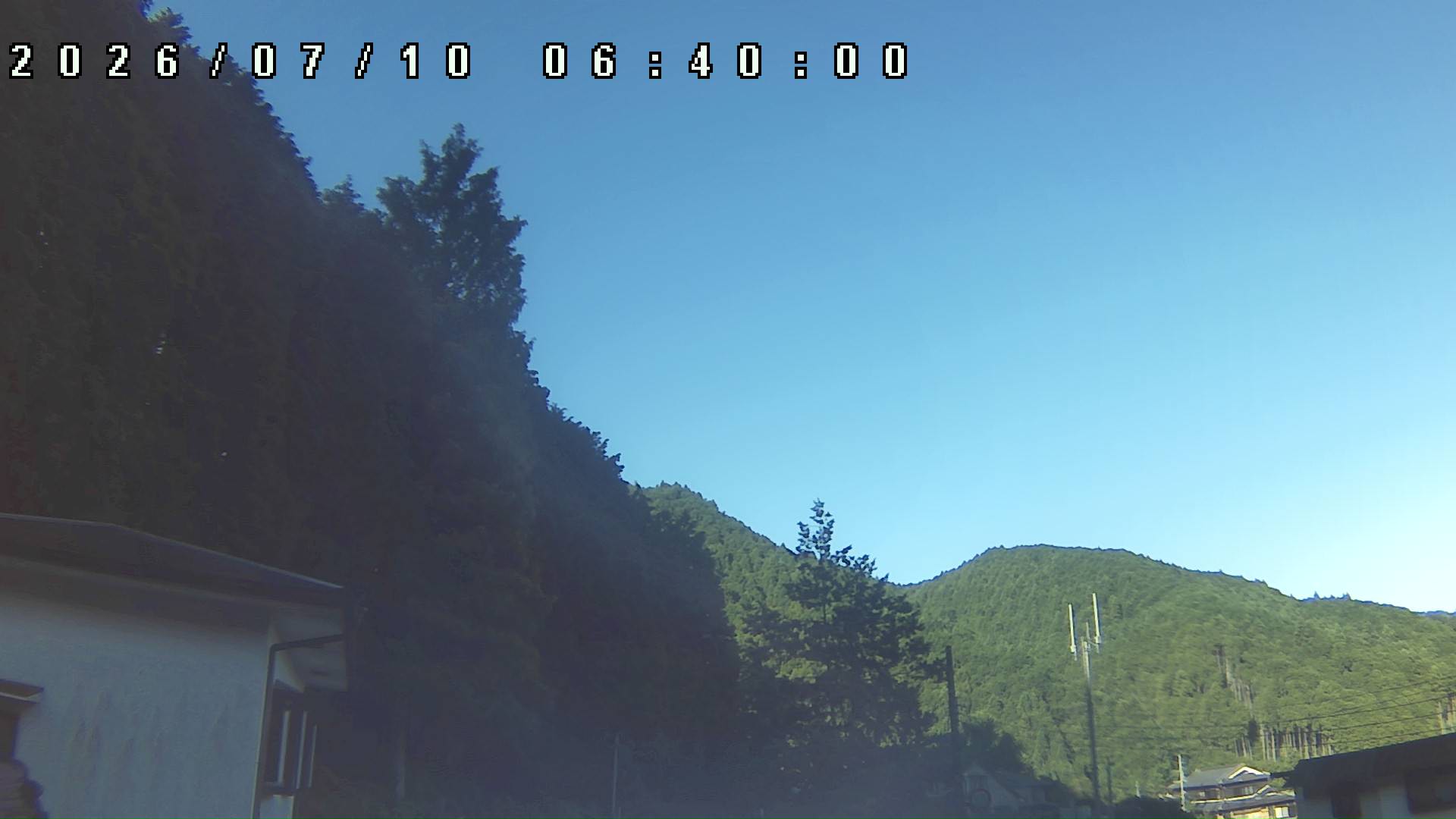 2026年7月10日 06:40ごろの金剛山登山口周辺の空