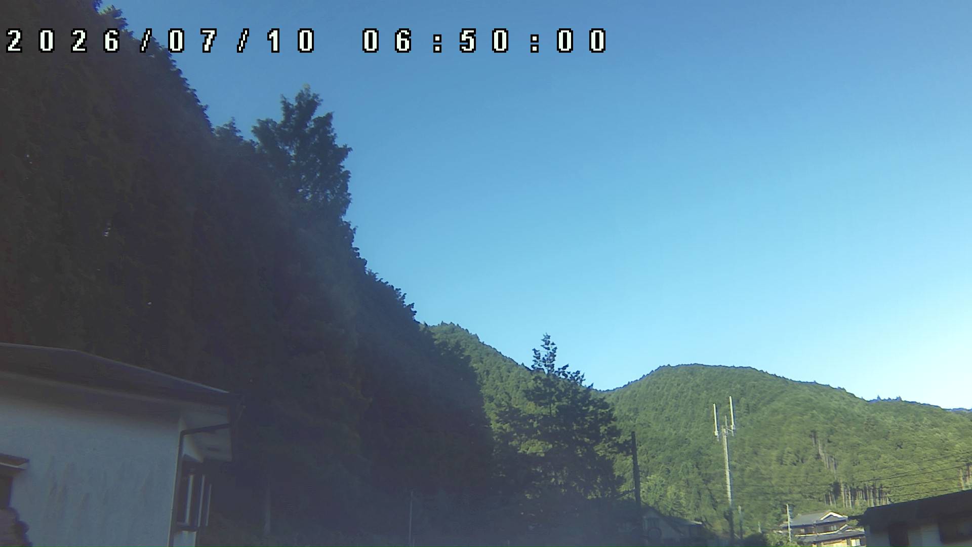 2026年7月10日 06:50ごろの金剛山登山口周辺の空
