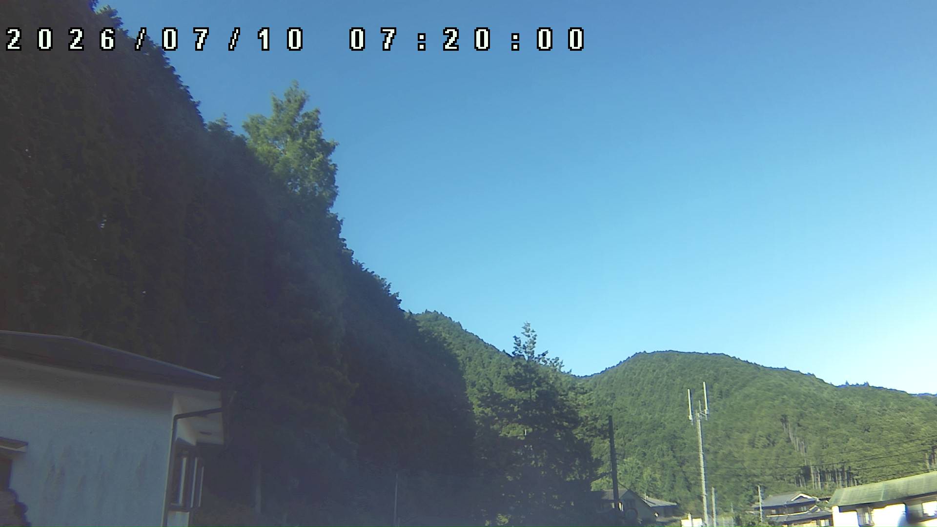 2026年7月10日 07:20ごろの金剛山登山口周辺の空