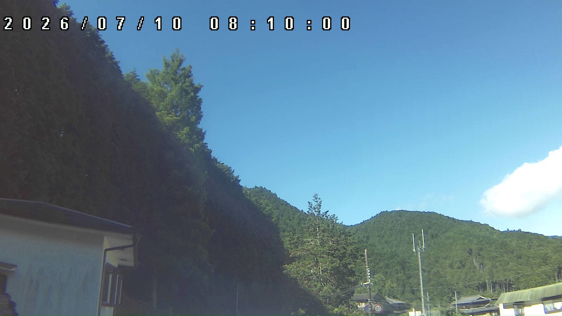 2026年7月10日 08:10ごろの金剛山登山口周辺の空