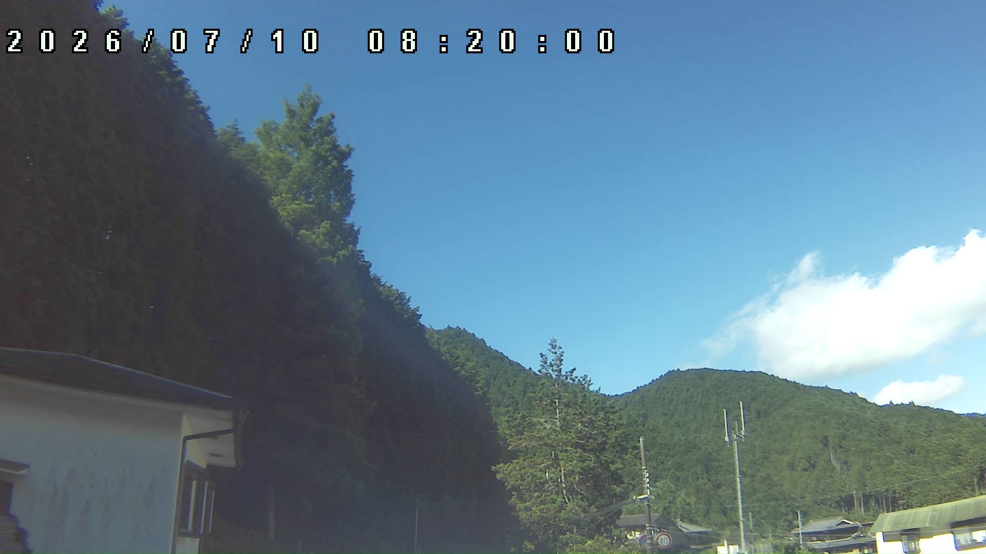 2026年7月10日 08:20ごろの金剛山登山口周辺の空