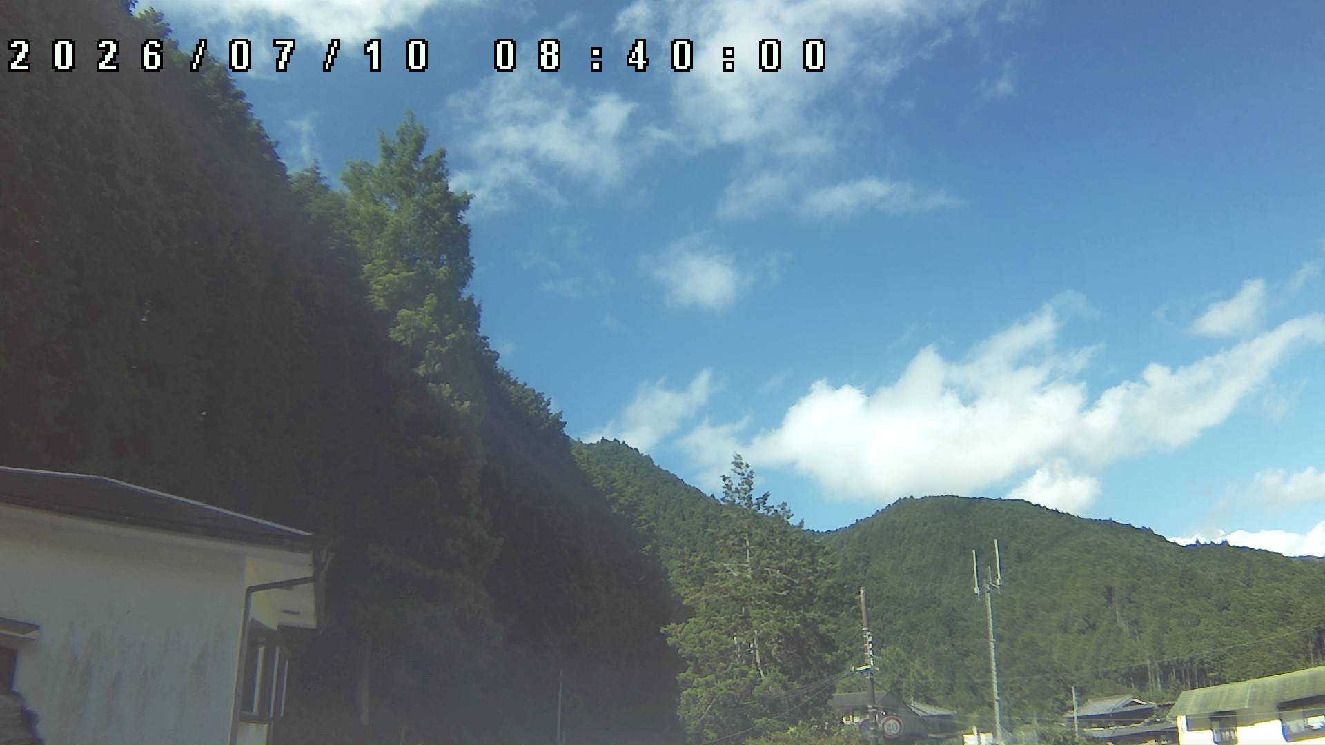2026年7月10日 08:40ごろの金剛山登山口周辺の空