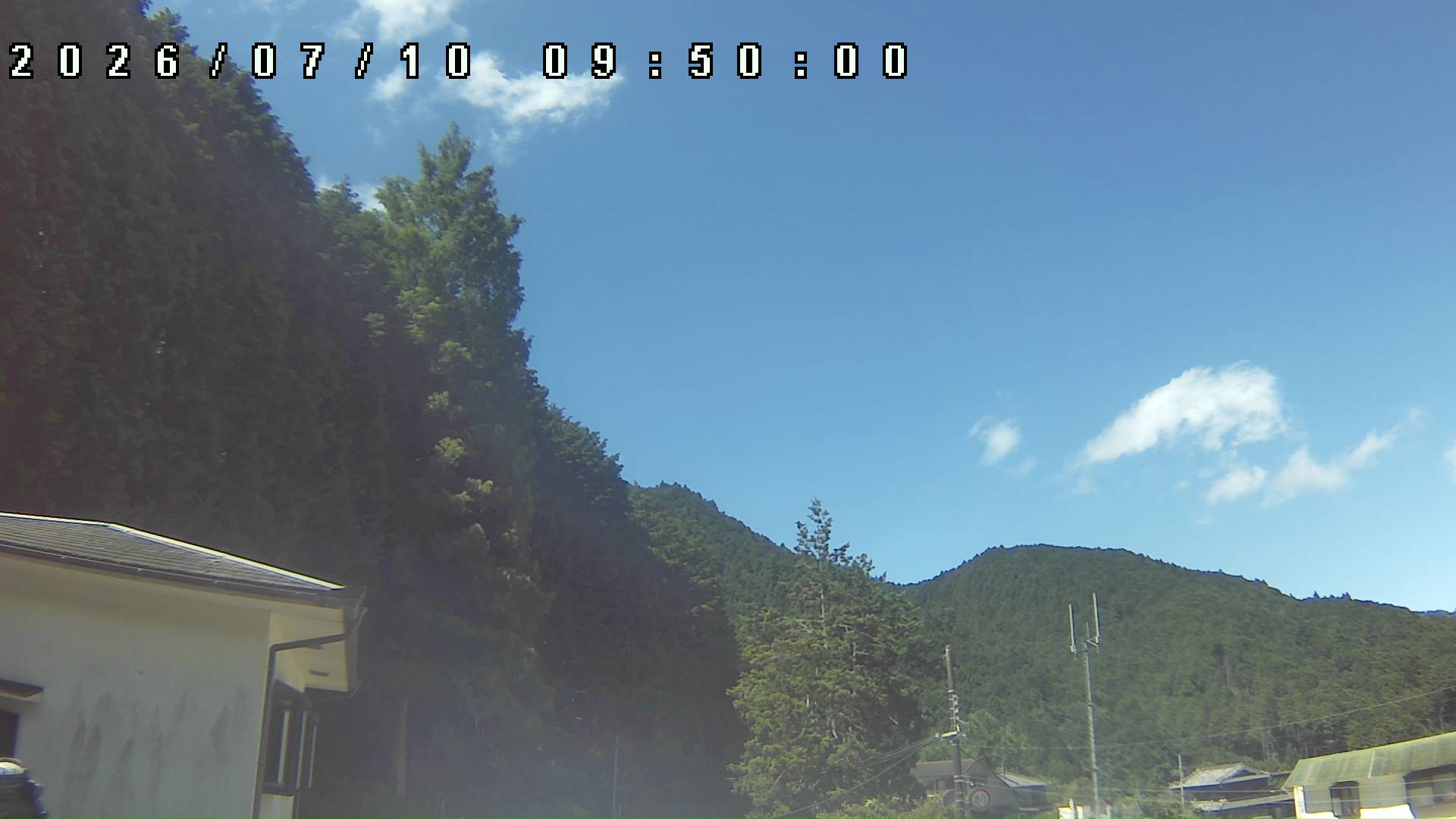 2026年7月10日 09:50ごろの金剛山登山口周辺の空
