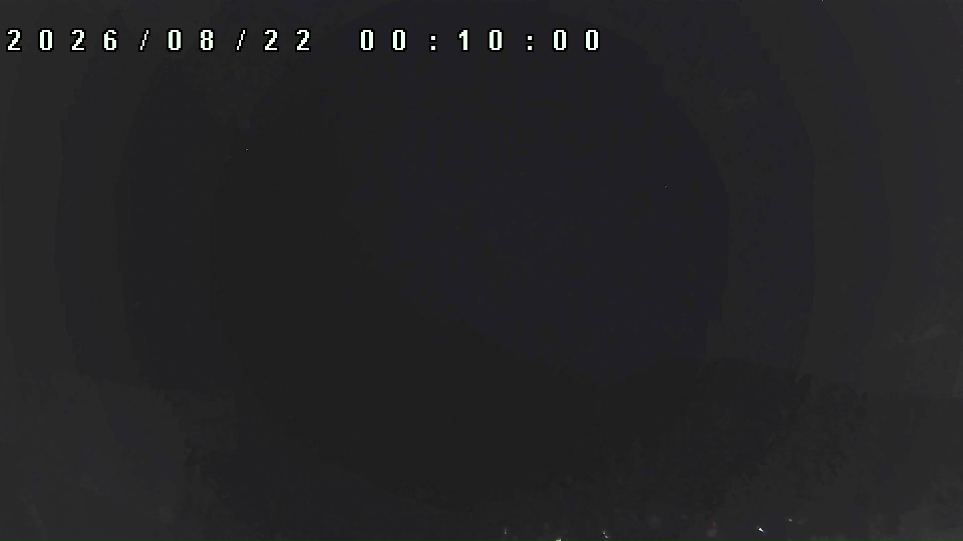 2026年8月22日 00:10ごろの金剛山登山口周辺の空