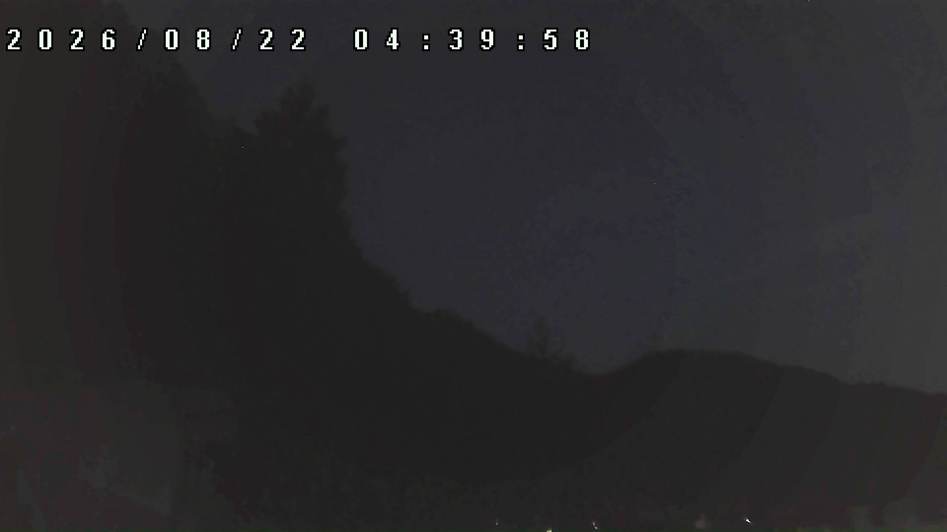 2026年8月22日 04:40ごろの金剛山登山口周辺の空