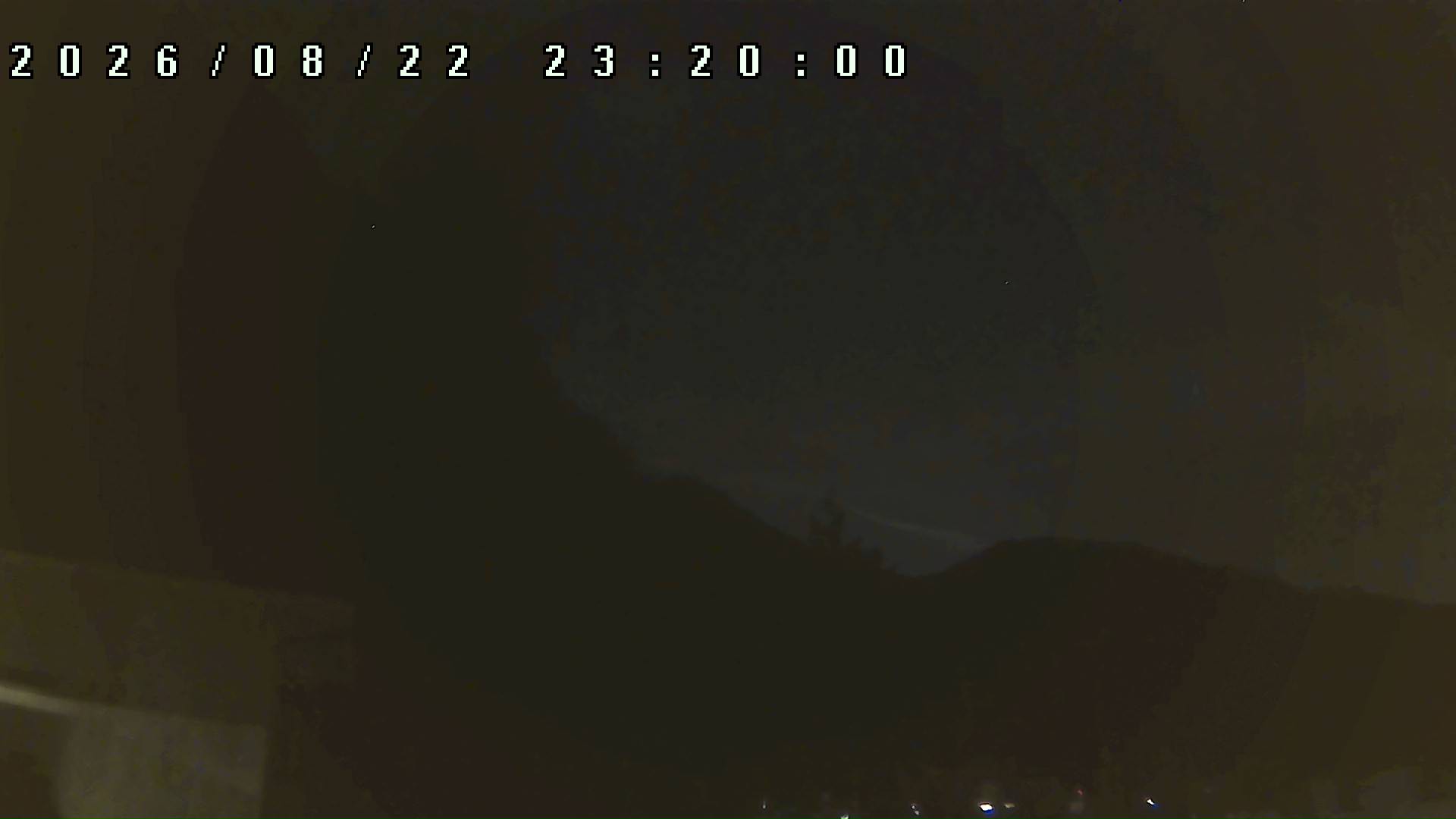 2026年8月22日 23:20ごろの金剛山登山口周辺の空