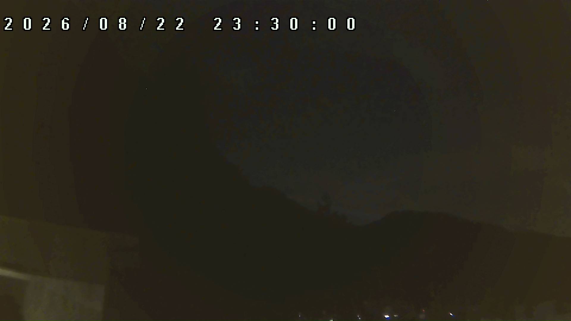 2026年8月22日 23:30ごろの金剛山登山口周辺の空
