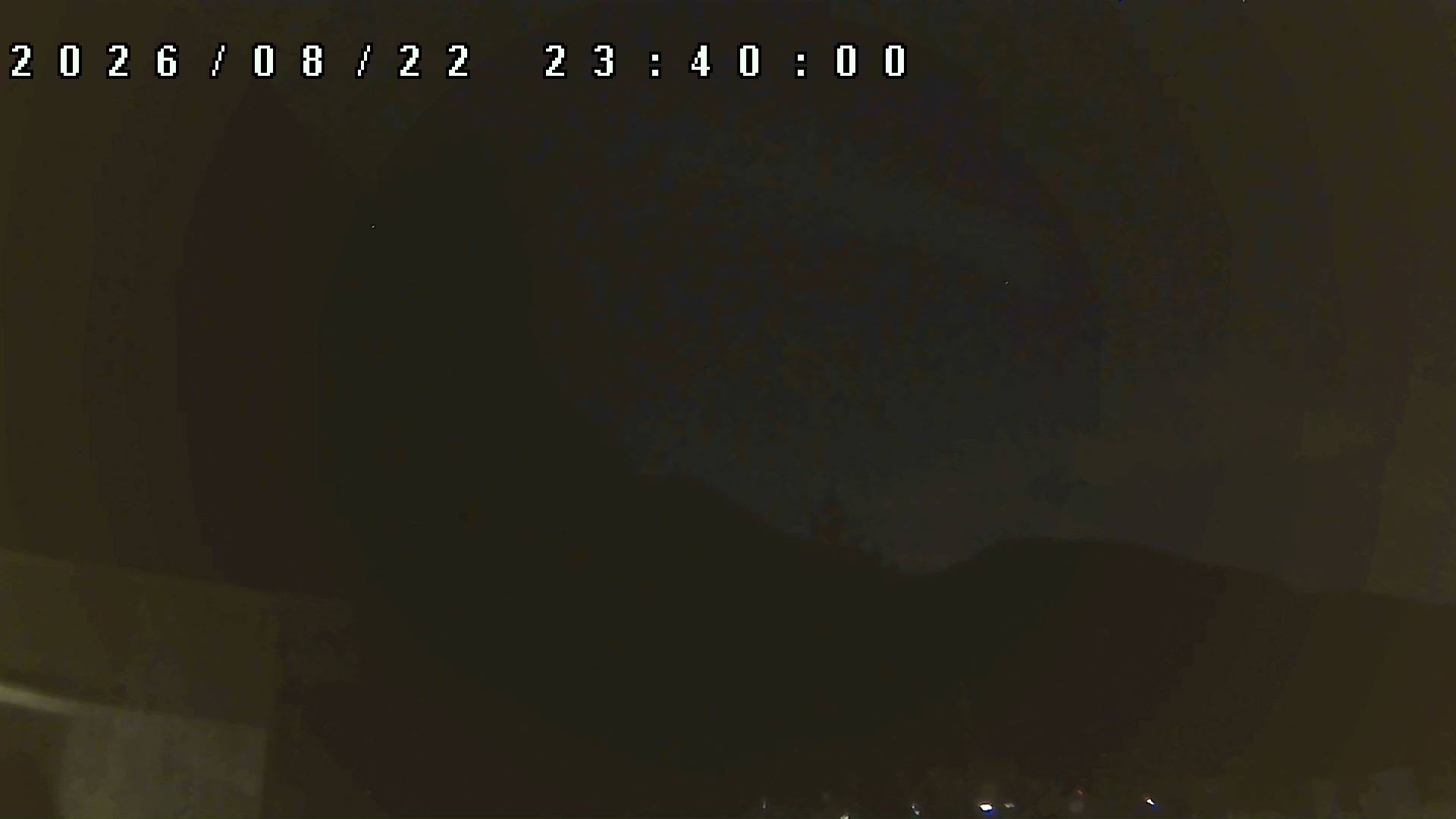 2026年8月22日 23:40ごろの金剛山登山口周辺の空