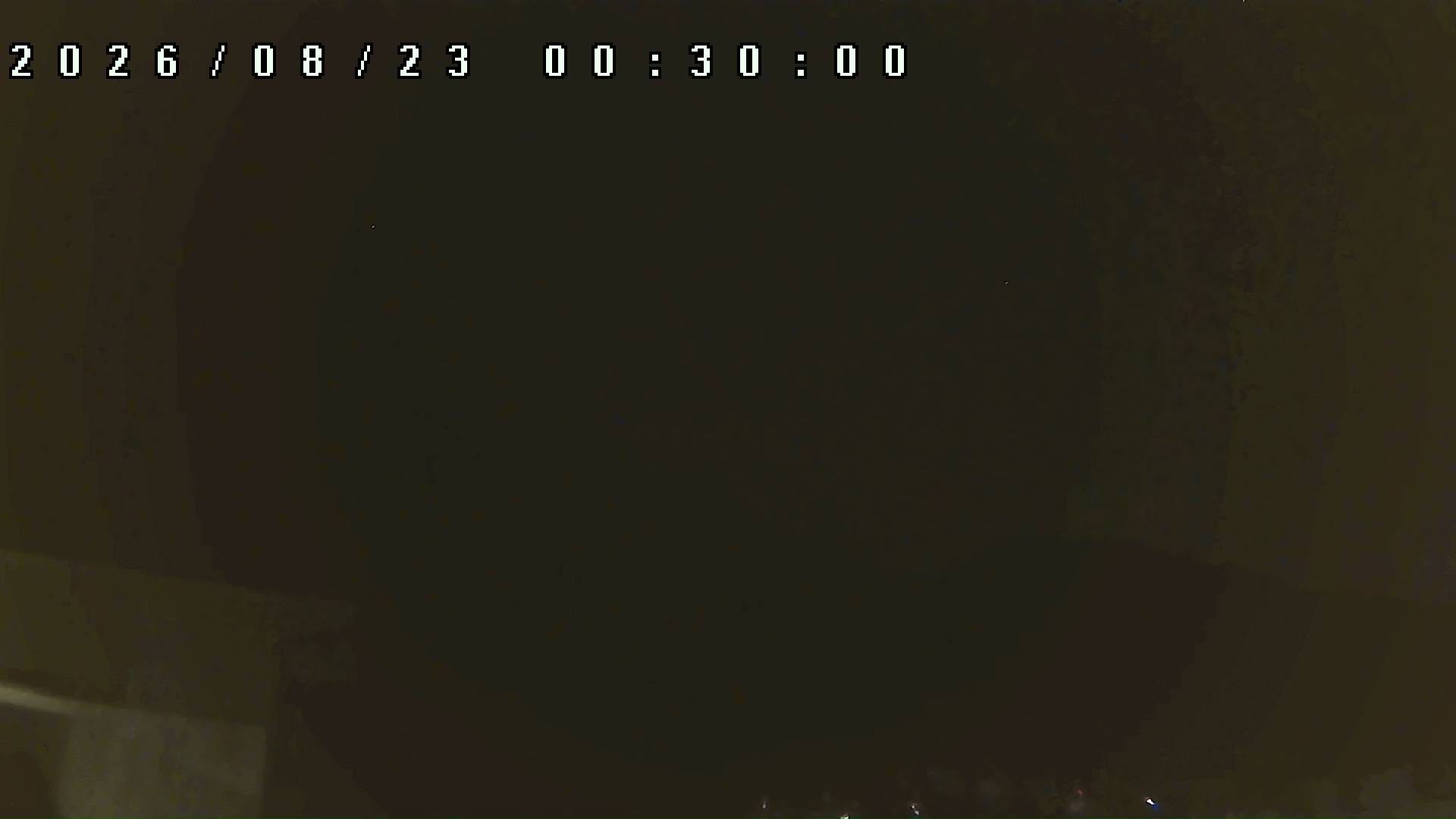 2026年8月23日 00:30ごろの金剛山登山口周辺の空