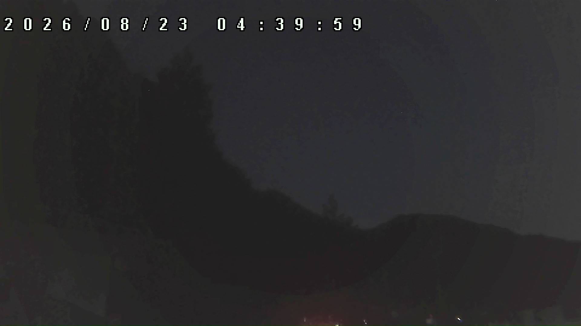 2026年8月23日 04:40ごろの金剛山登山口周辺の空
