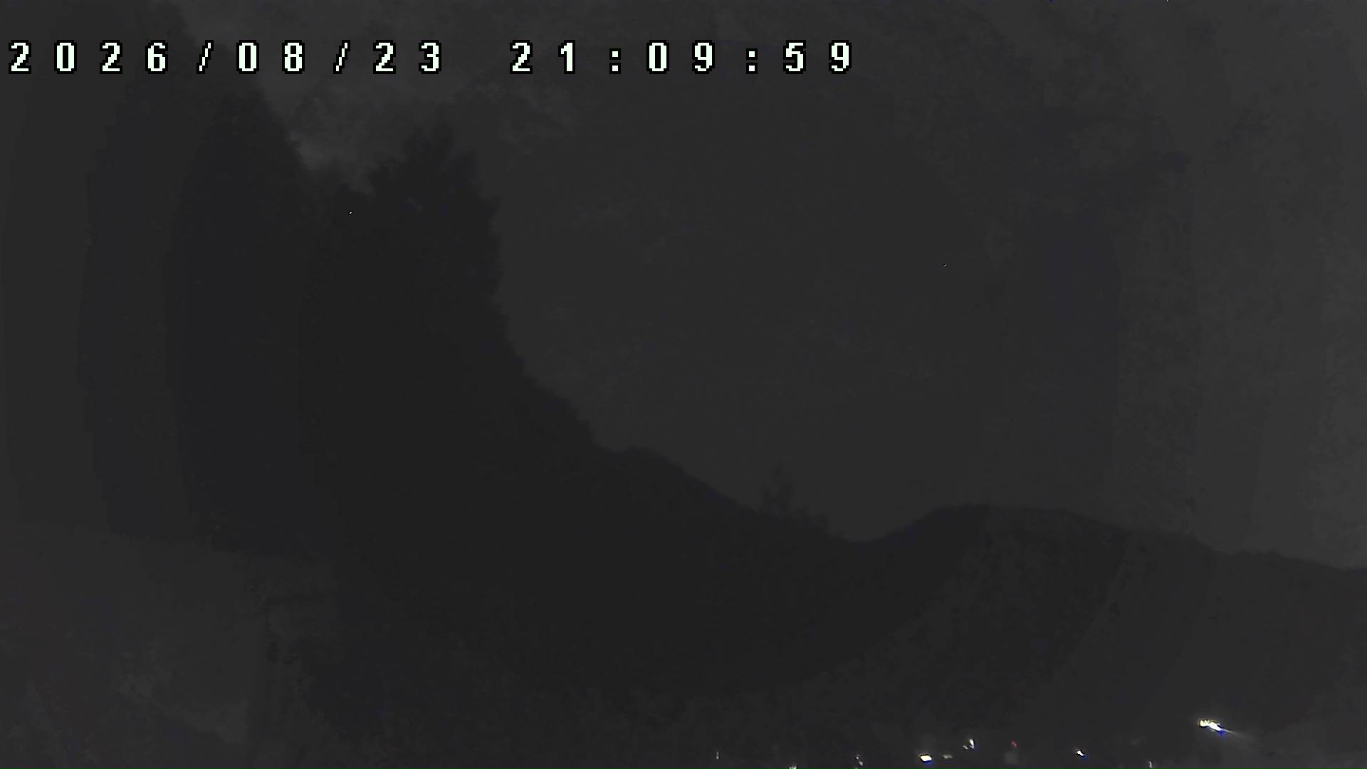 2026年8月23日 21:10ごろの金剛山登山口周辺の空
